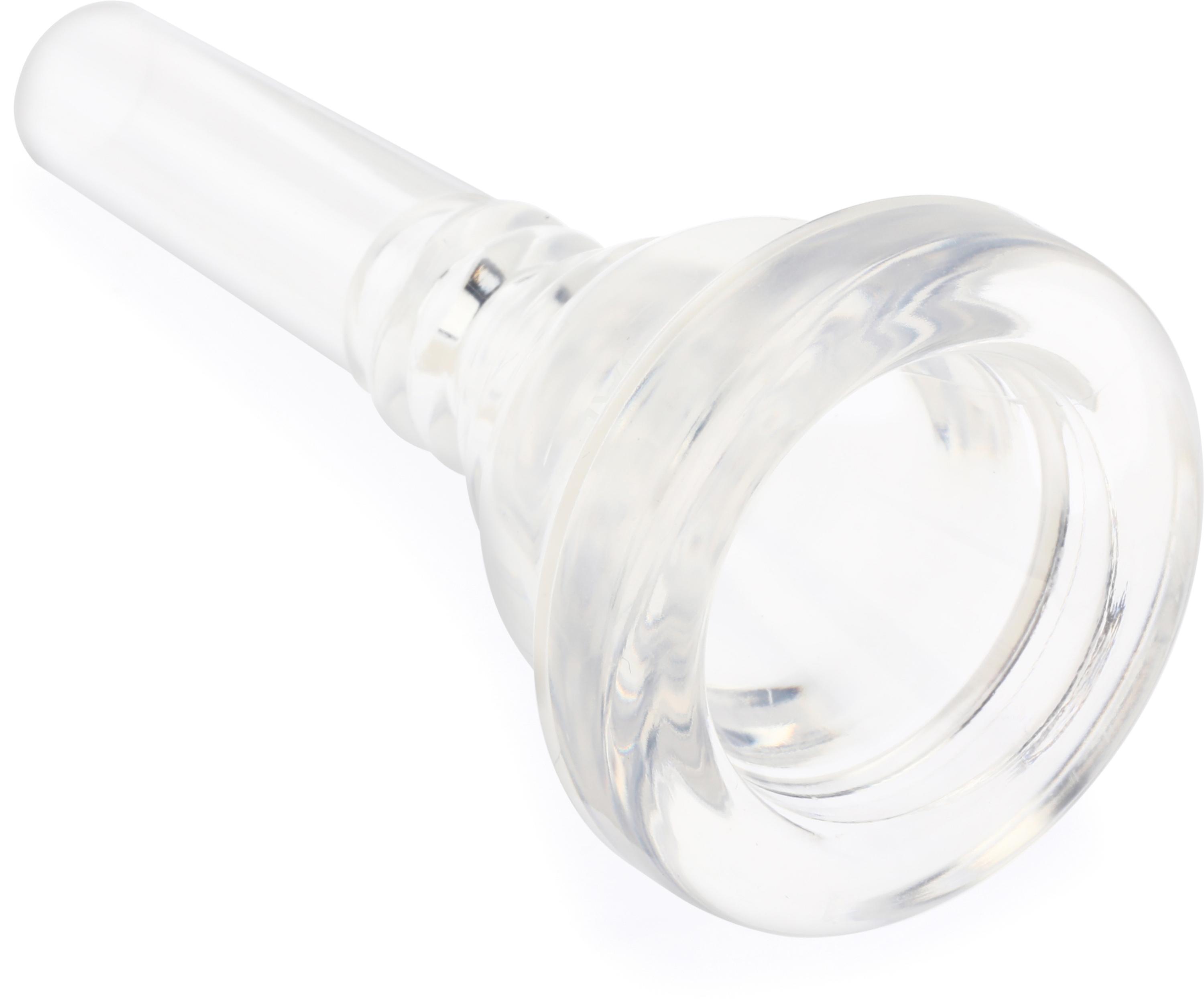 Faxx Clear Plastic Trombone Mouthpiece Small Shank, 6.5AL Sweetwater