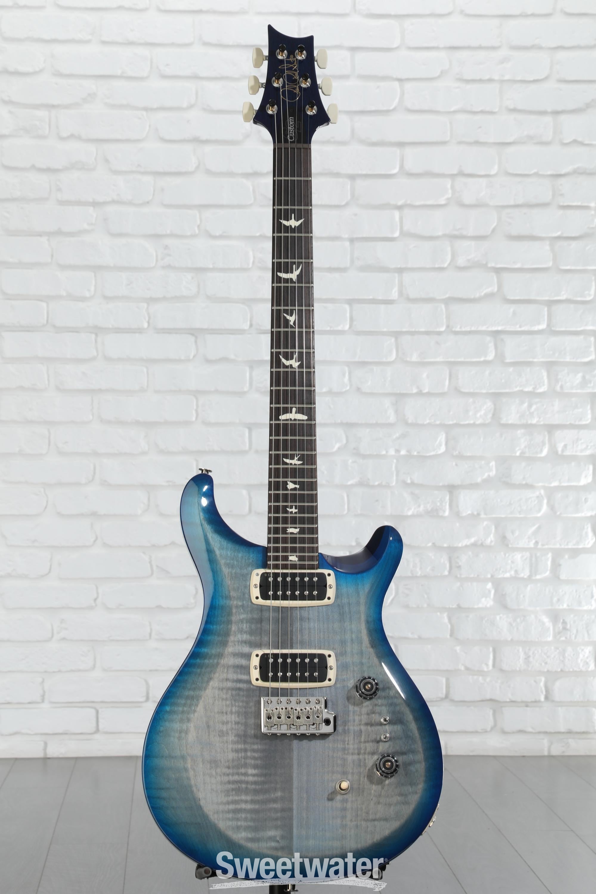 【即納！最大半額！】 Guitar Electric 24-08 Custom S2 PRS - Blue Black Gray Faded ギター