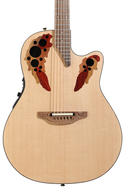 オベーション　USA Ovation elite エレアコ　ギター Ovation USA Elite Deep Cutaway E-Acoustic Guitar - Natural