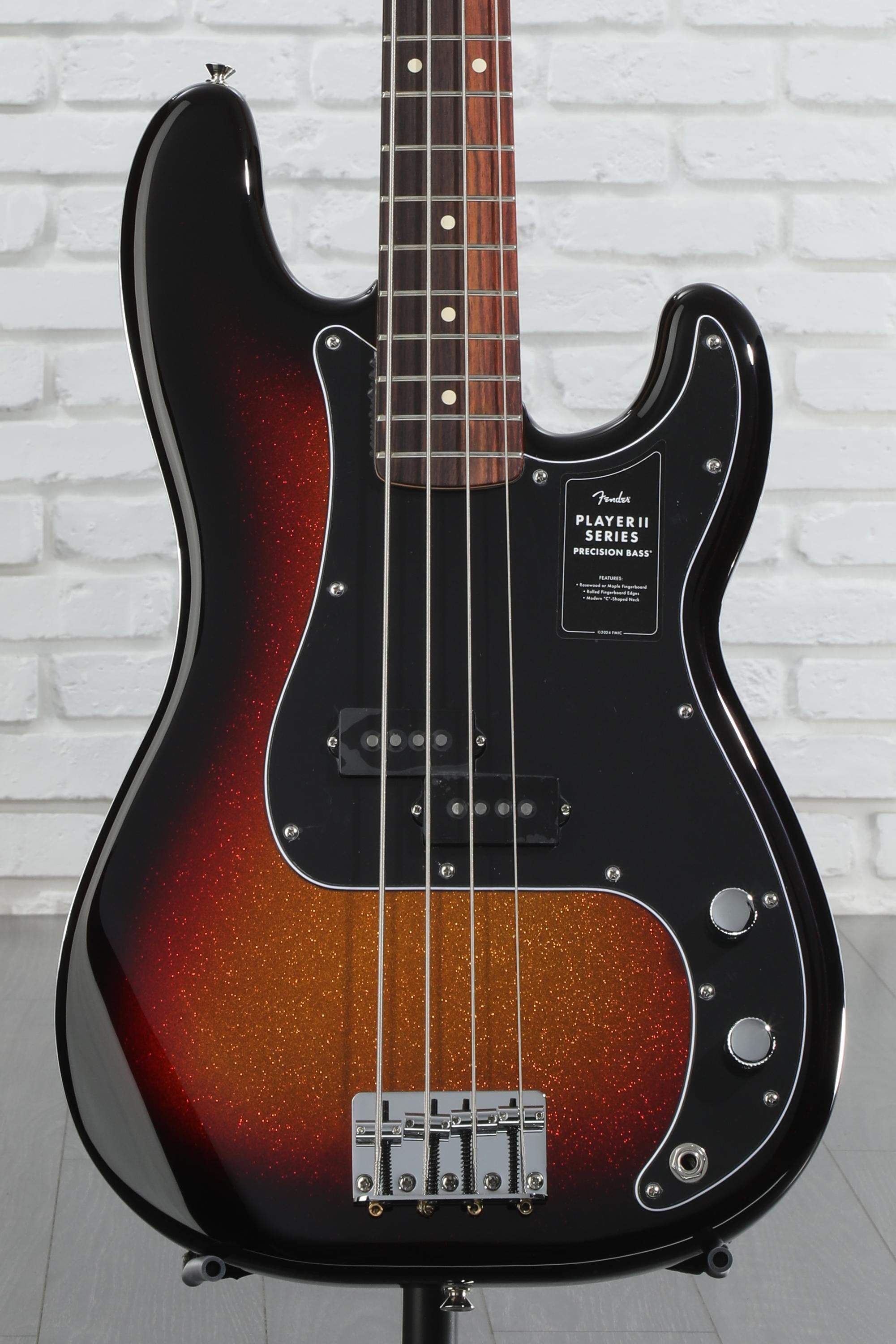 本日限定価格Fender Player Ⅱ Precision Bass BLK Fender Player II Precision Bass - Black | Sweetwater