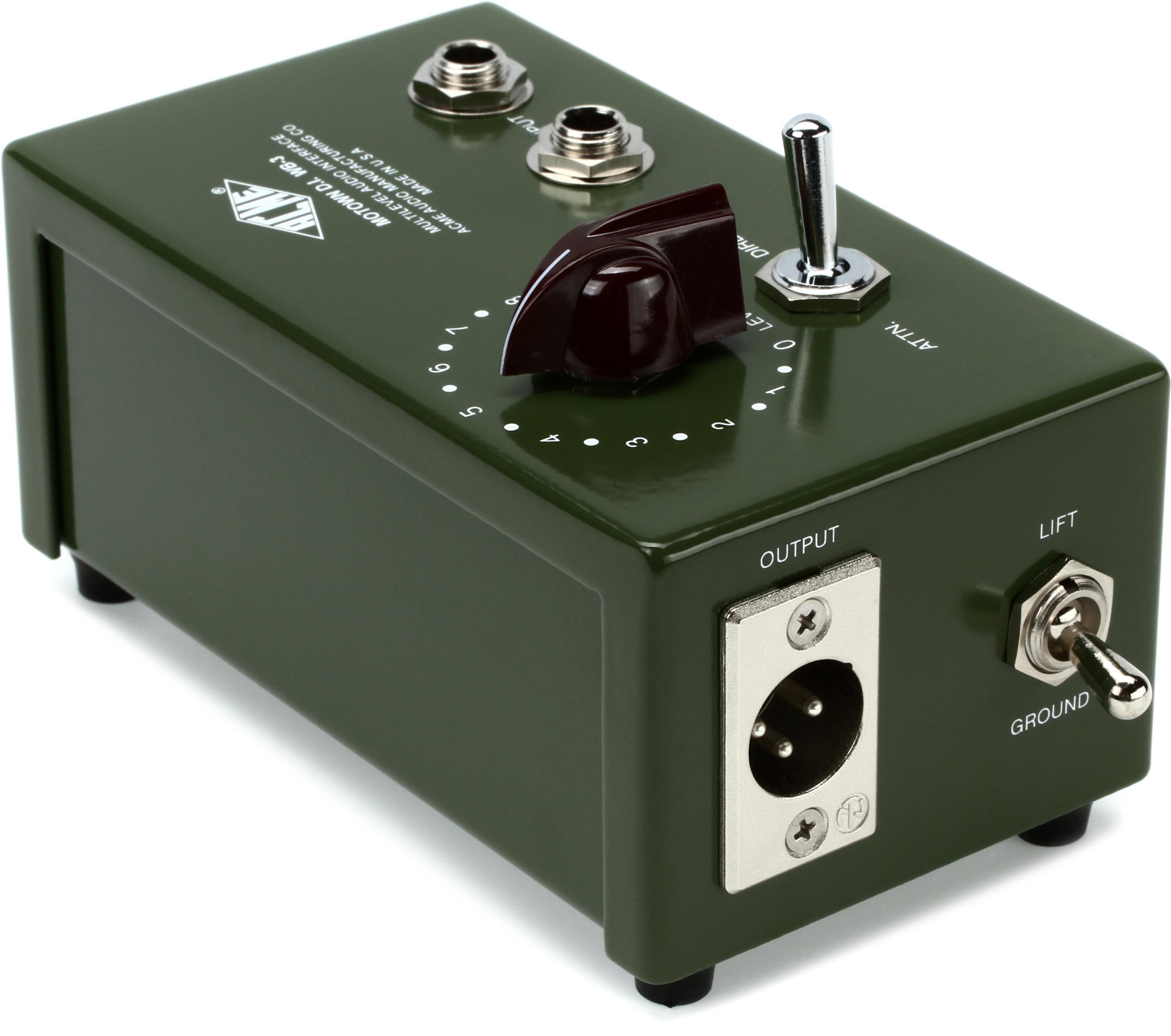 Acme Audio Motown DI WB-3 Passive DI Box | Sweetwater