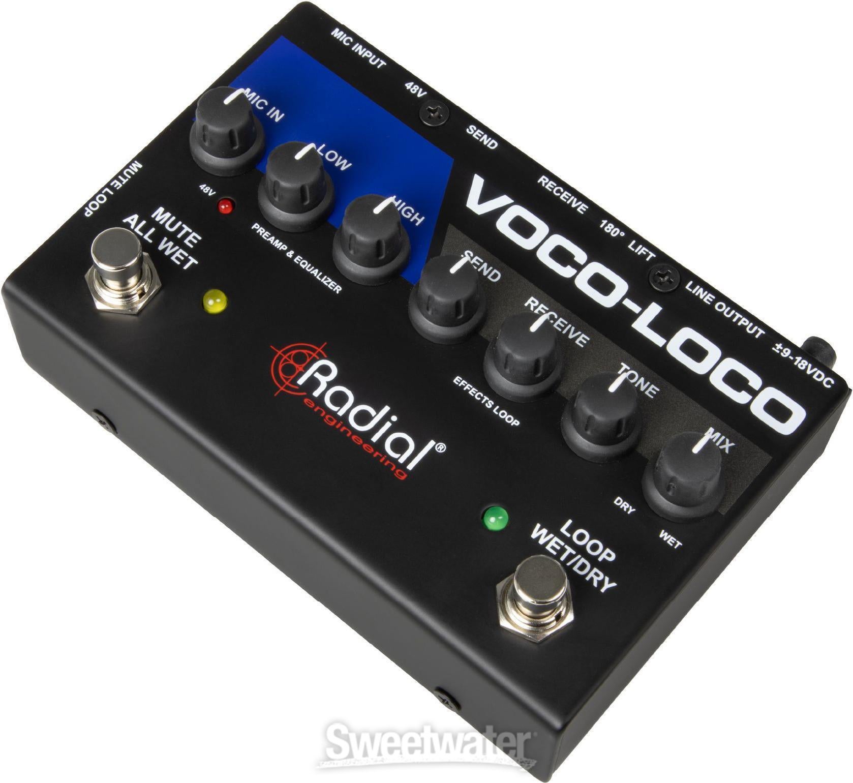 Radial Voco-Loco Microphone Effects Switcher | Sweetwater