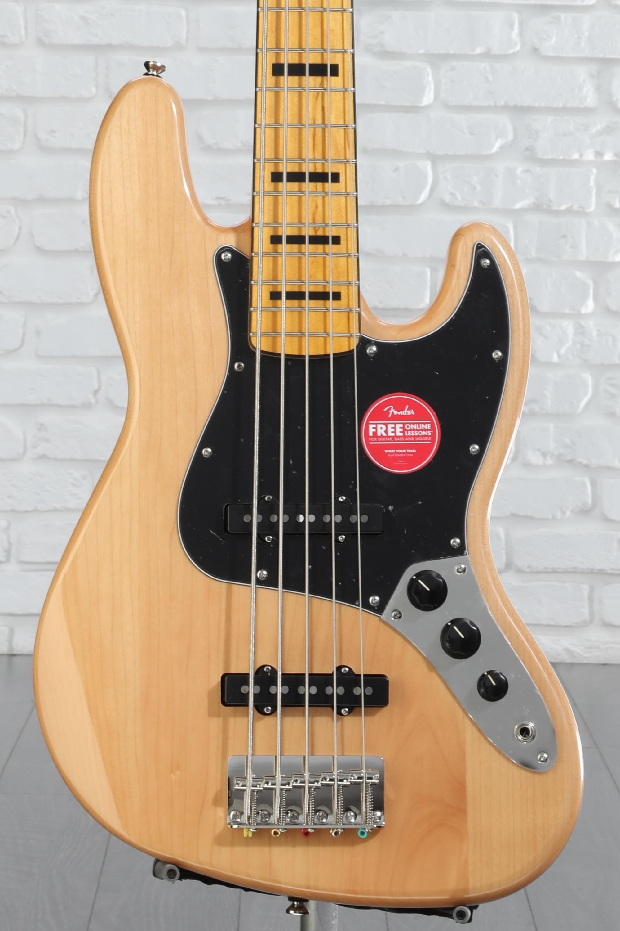 Squier Classic Vibe '70s Jazz Bass V 5-String Natural