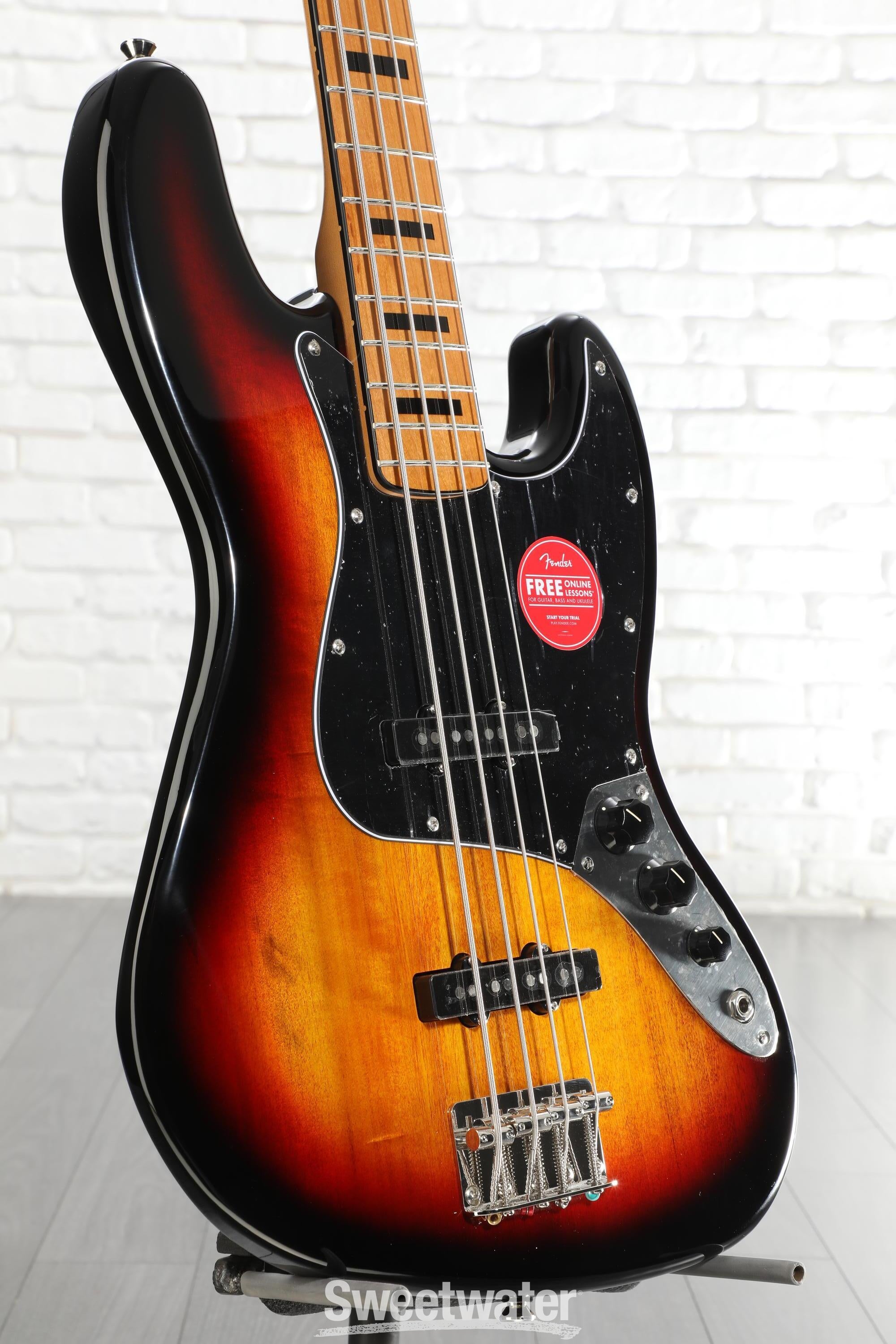 Squier Classic Vibe '70s Jazz Bass - 3-Tone Sunburst | Sweetwater