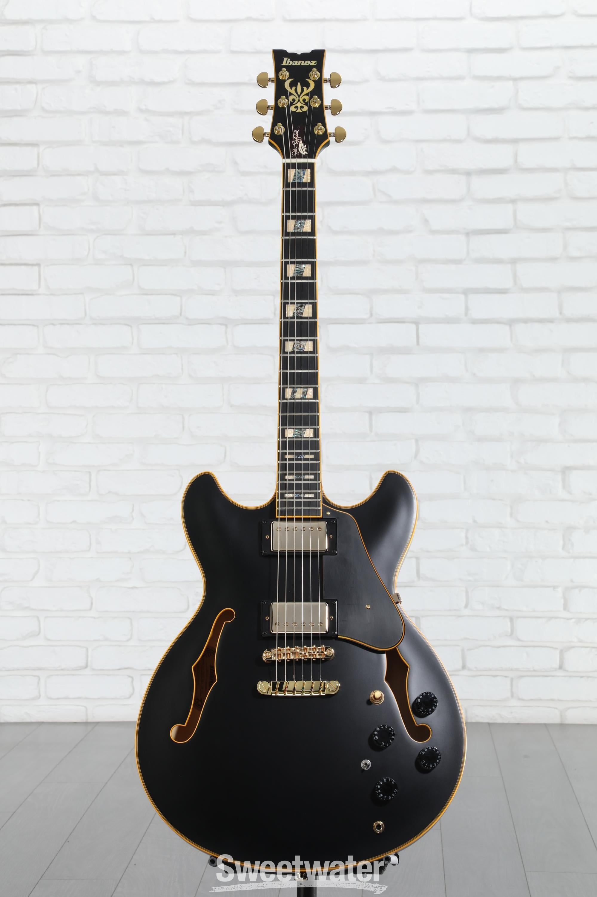 激レア！JSM20th アニバーサリーモデル！ジョン・スコフィールド Ibanez John Scofield Signature JSM20 - Black Low Gloss | Sweetwater
