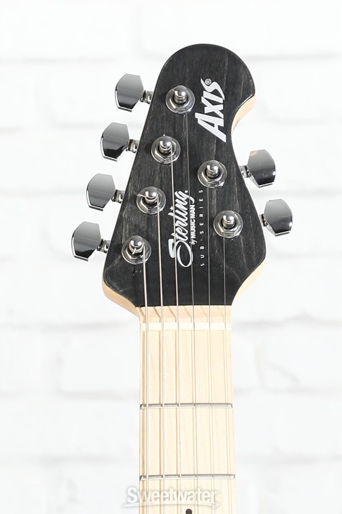 Sterling By Music Man Axis Flame Maple Electric Guitar - Trans