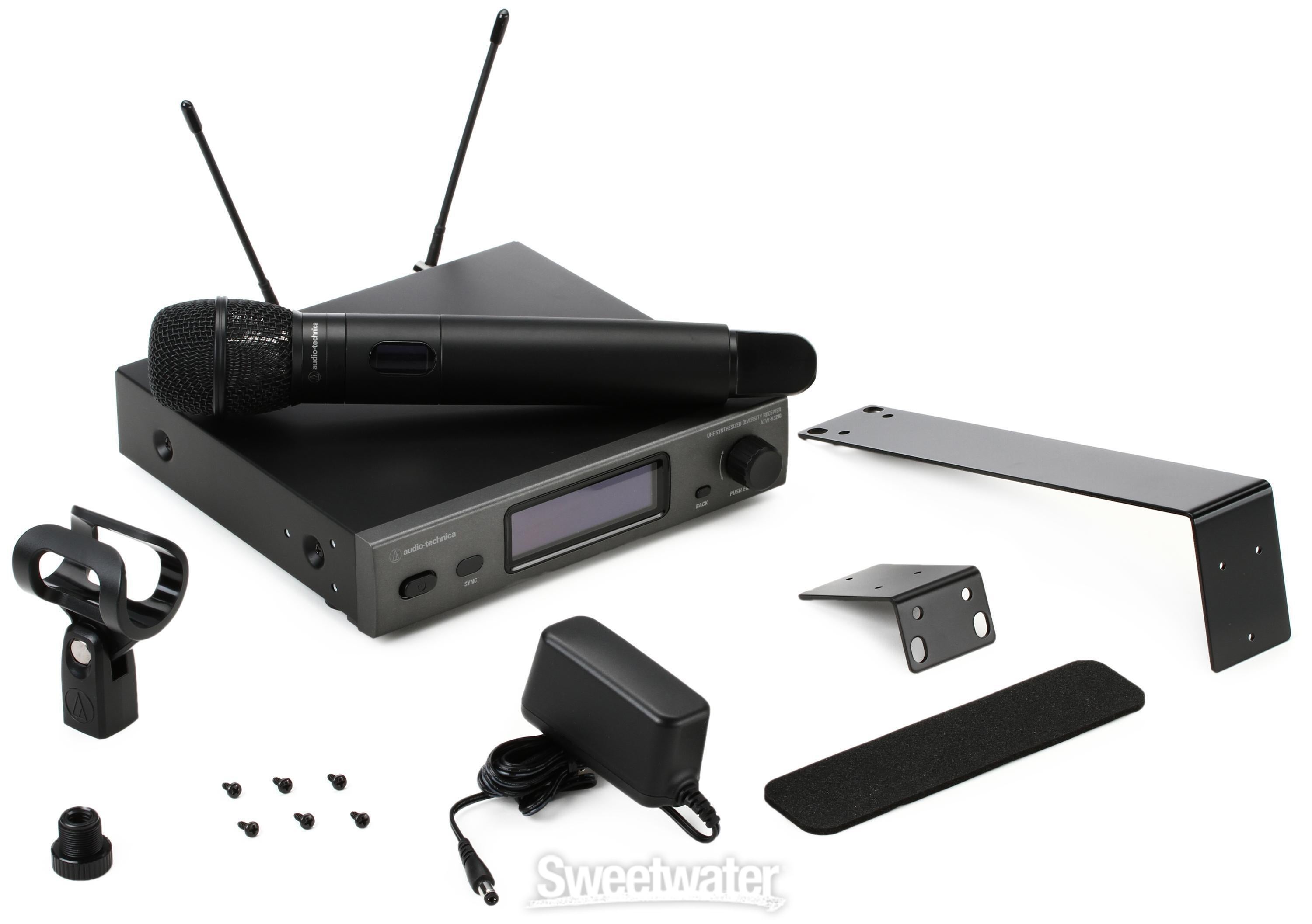 Audio-Technica ATW-3212/C710 Wireless Handheld Microphone System DE2 Band  Sweetwater
