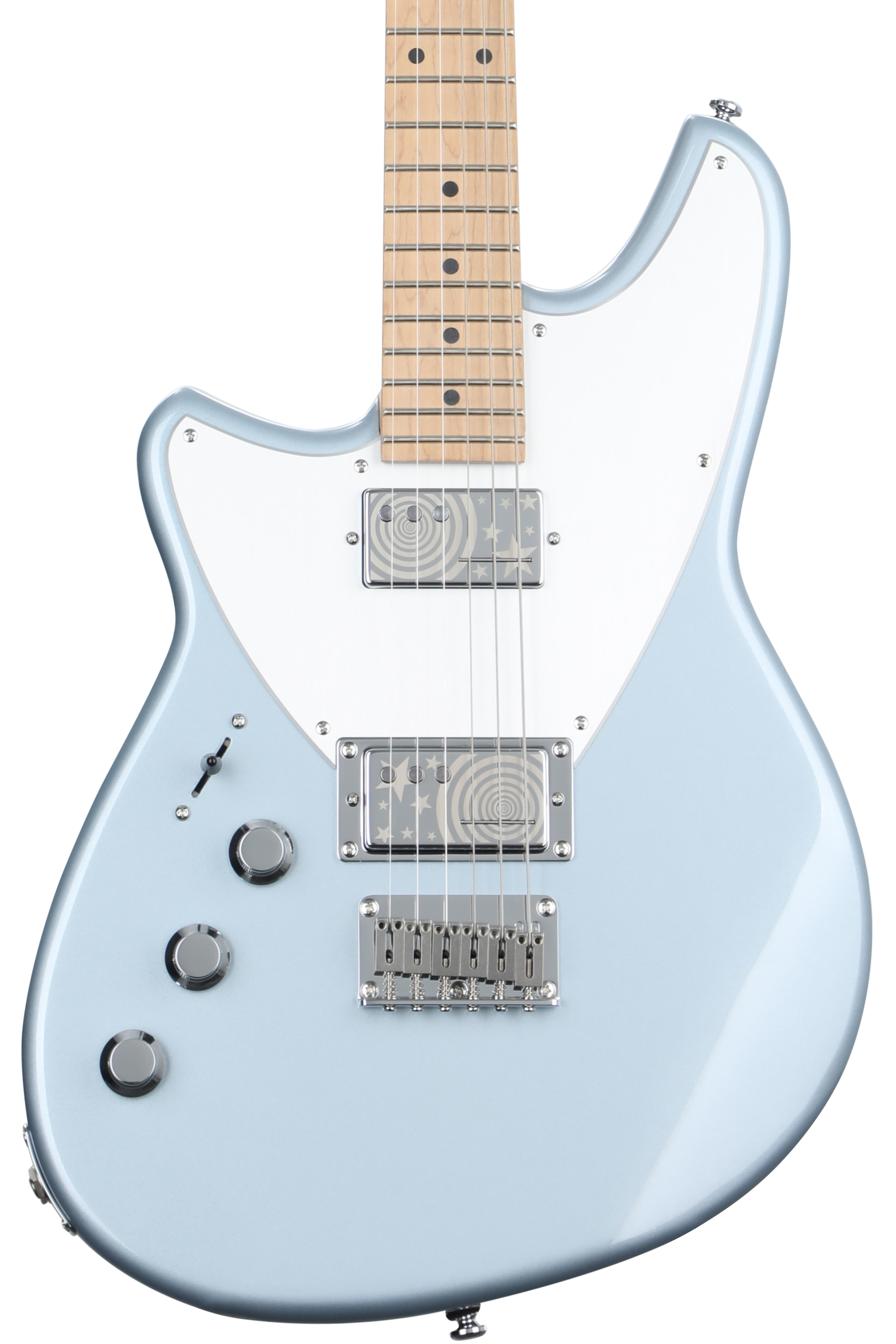 Reverend Billy Corgan Z-One Left-handed Electric Guitar - Silver