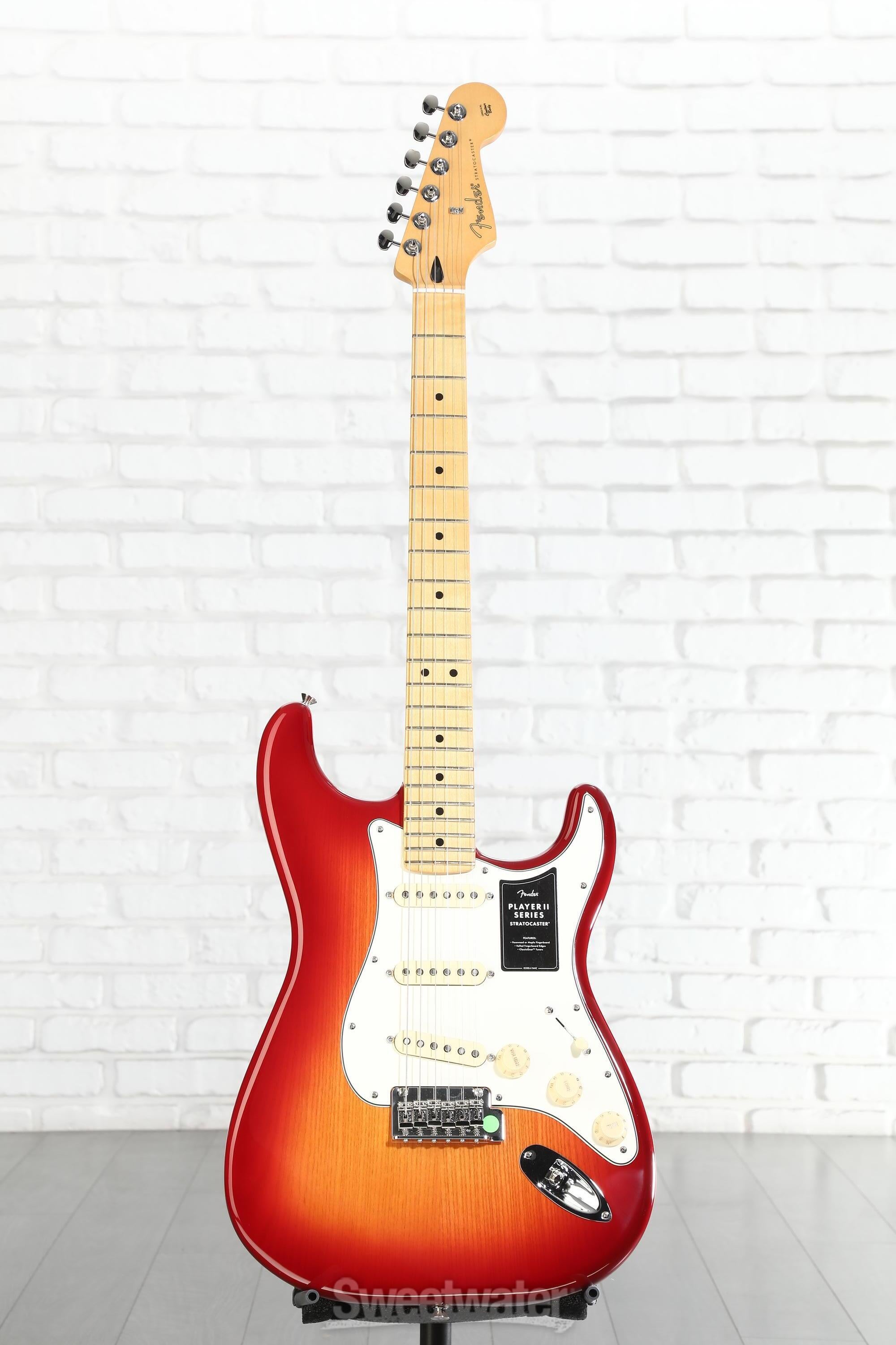 Fender Player II Stratocaster Electric Guitar - Aged Cherry Burst