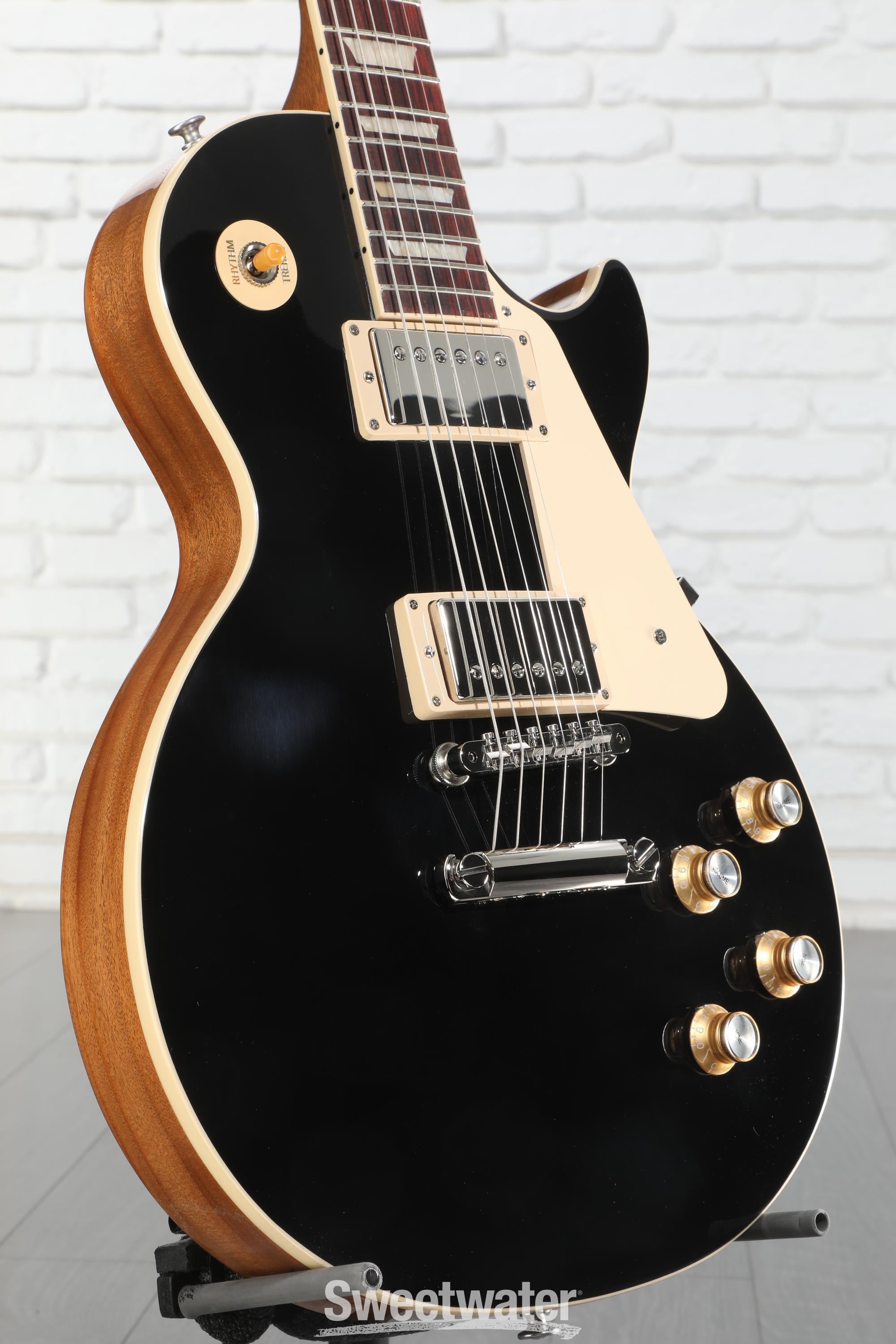 Gibson Les Paul Standard '60s Plain Top Electric Guitar - Ebony
