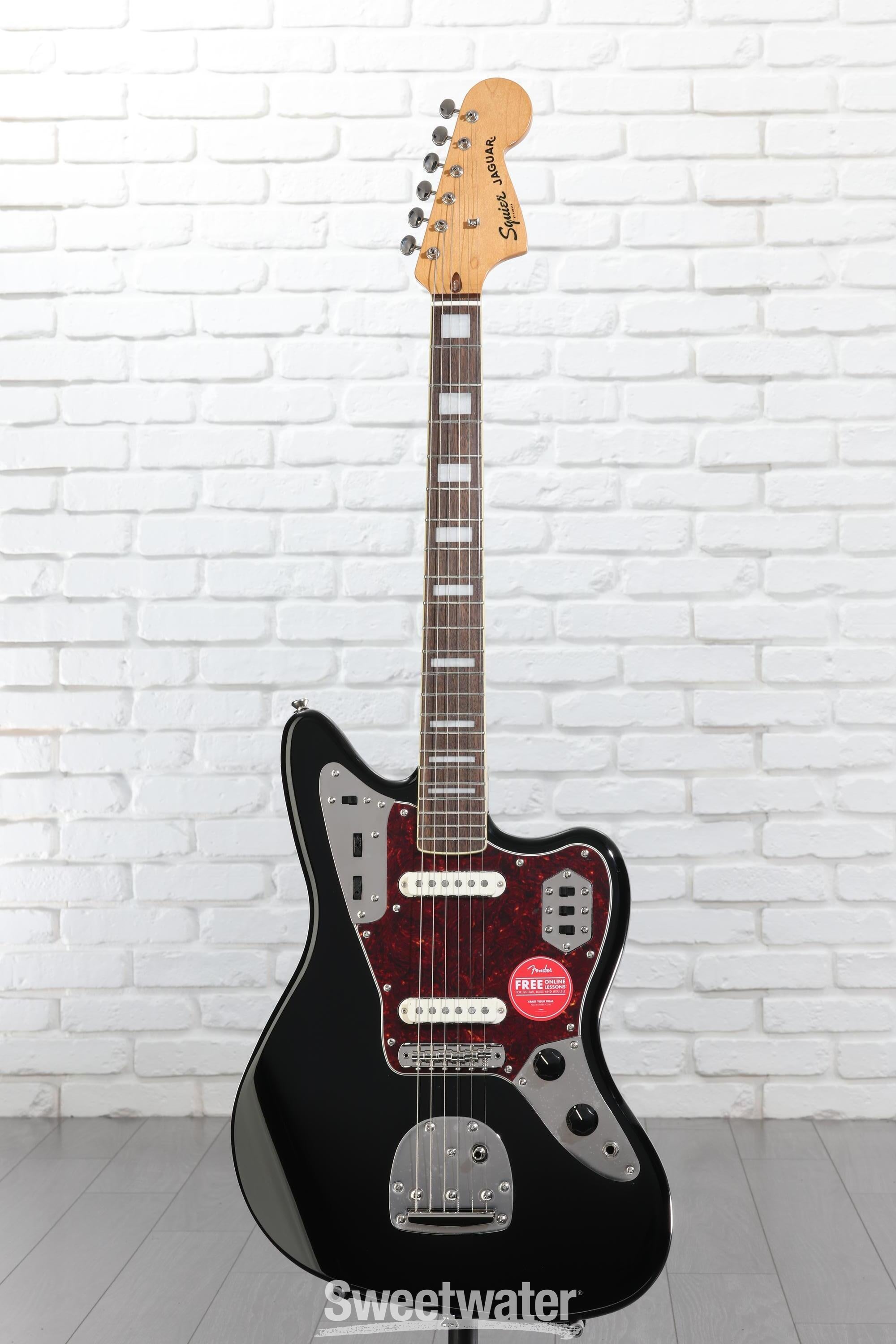 Squier Classic Vibe '70s Jaguar - Black | Sweetwater