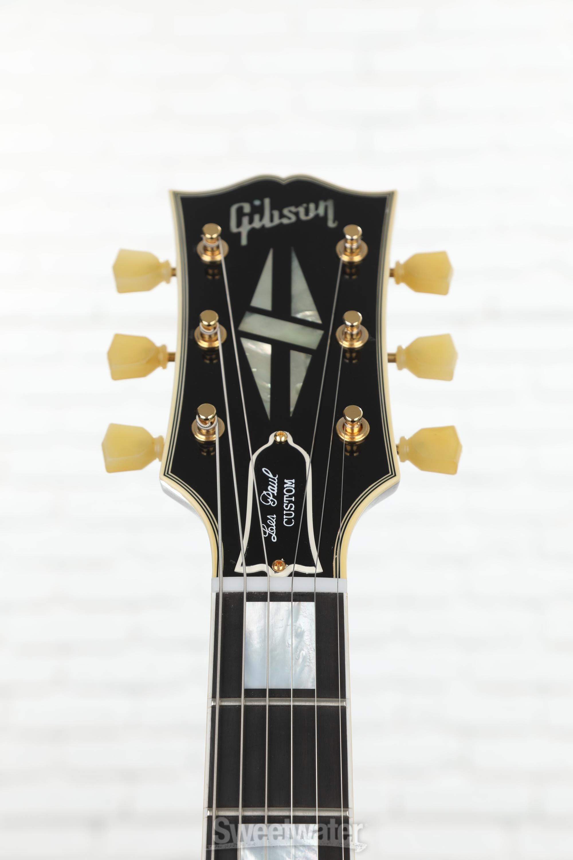 Gibson Custom 1954 Les Paul Custom Staple Pickup Reissue VOS Electric  Guitar- Ebony | Sweetwater