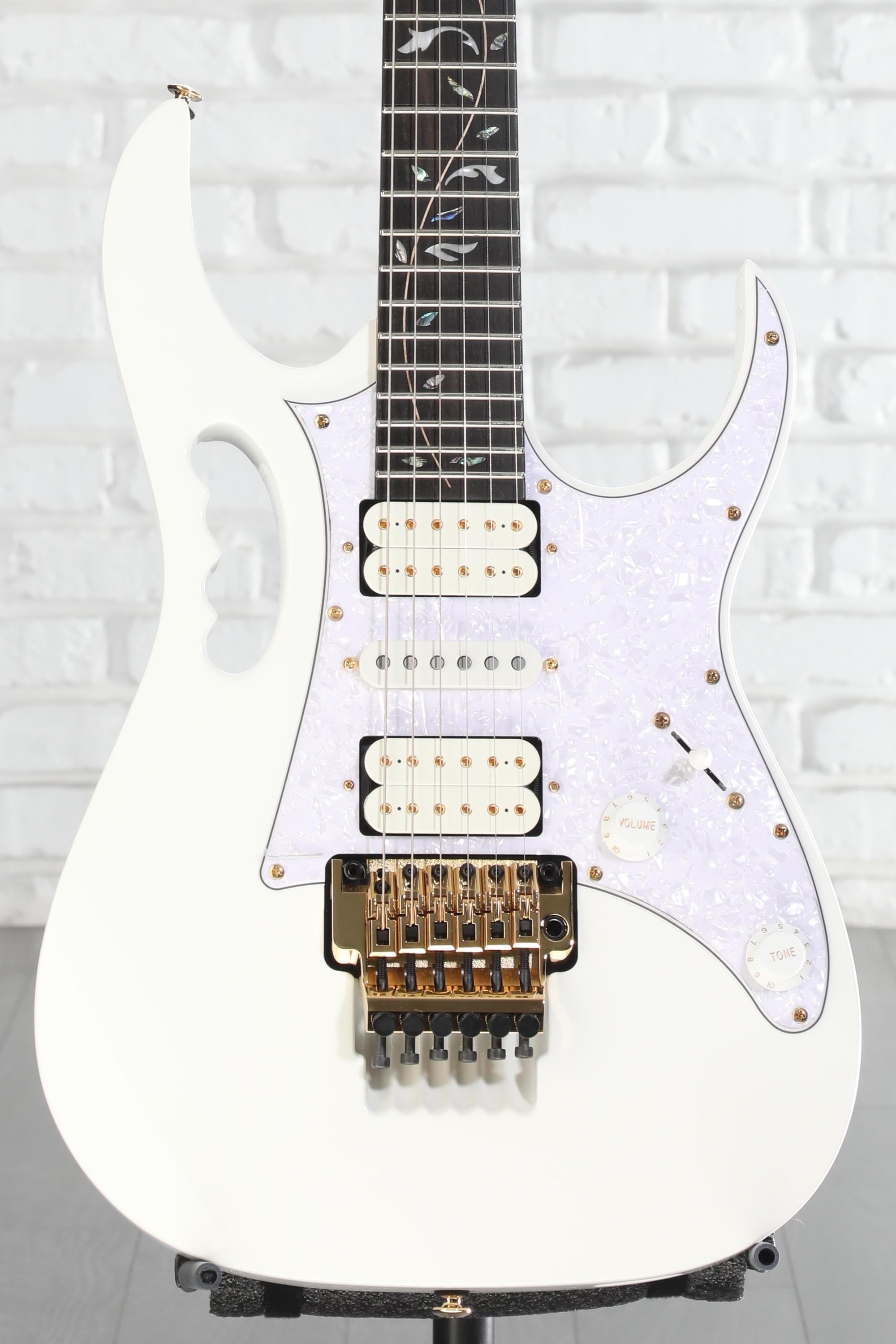 Ibanez Steve Vai Signature Premium JEM7VP - White | Sweetwater