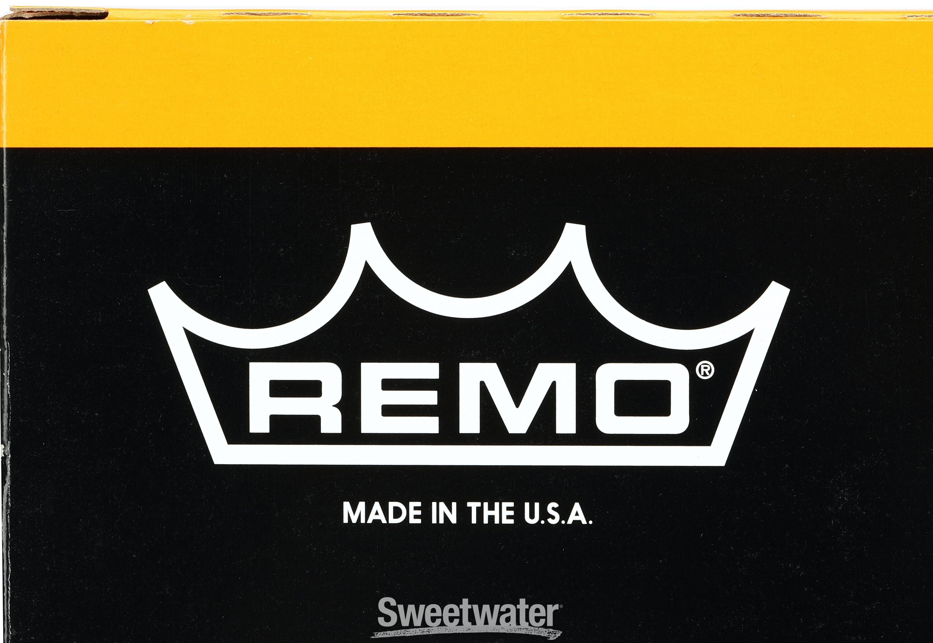 Remo black deals suede snare side