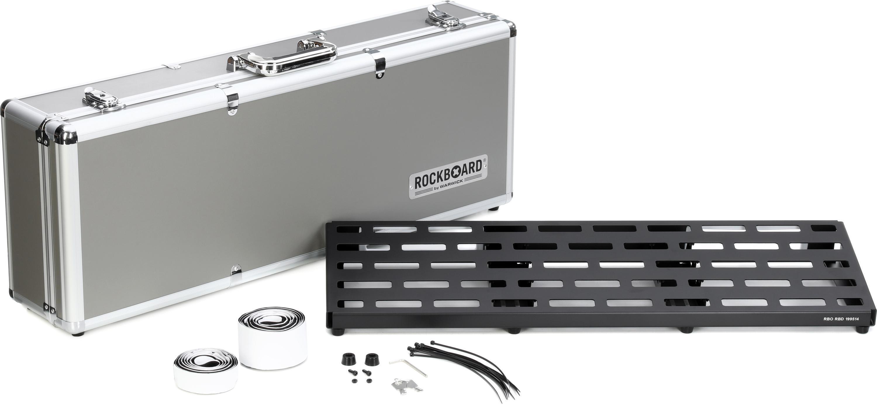 Bundled Item: RockBoard by Warwick Tres 3.3 Pedalboard - 28.42 inches x 9.29 inches