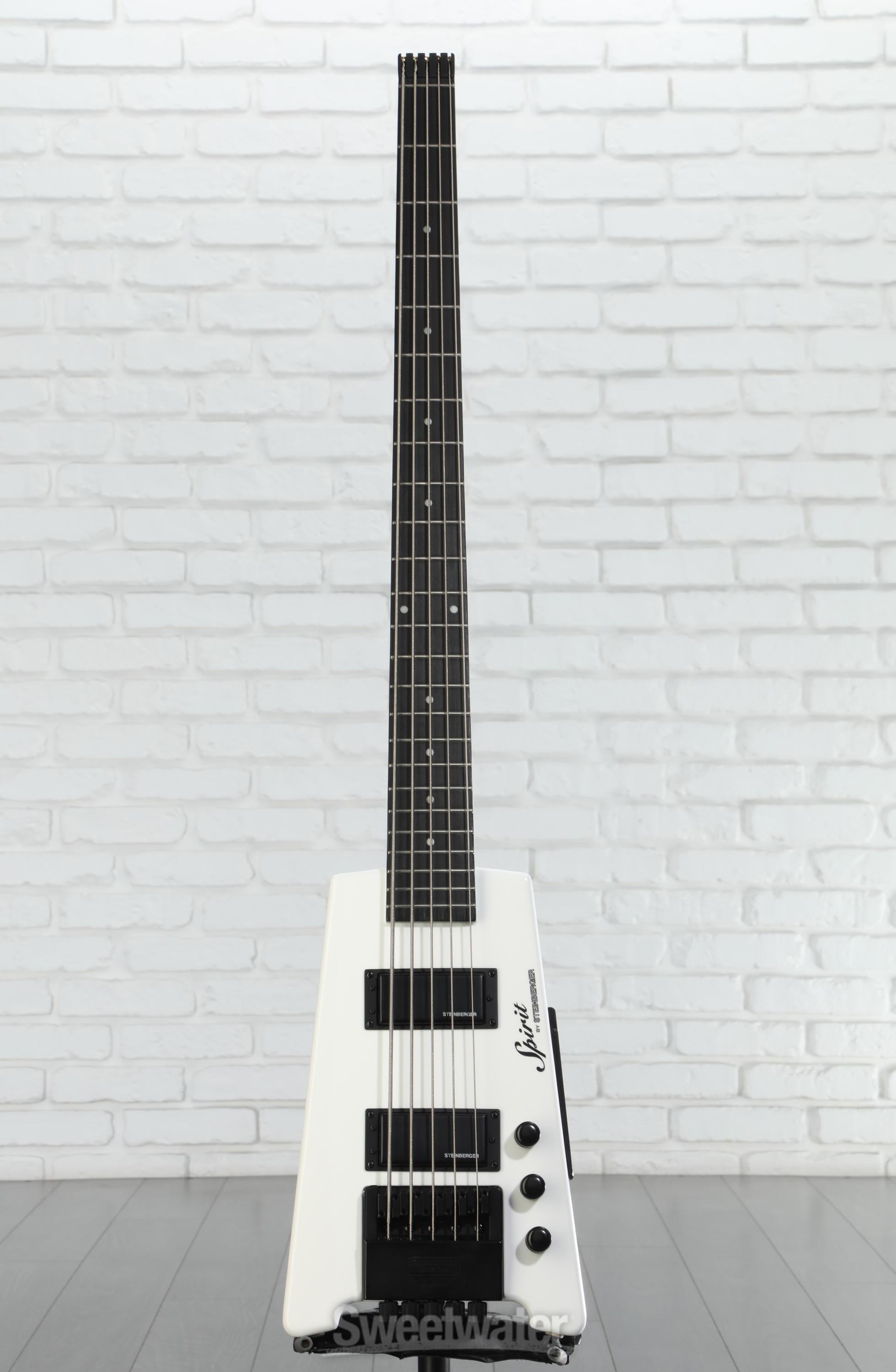 Steinberger Spirit XT-25 5-string Bass Guitar - White