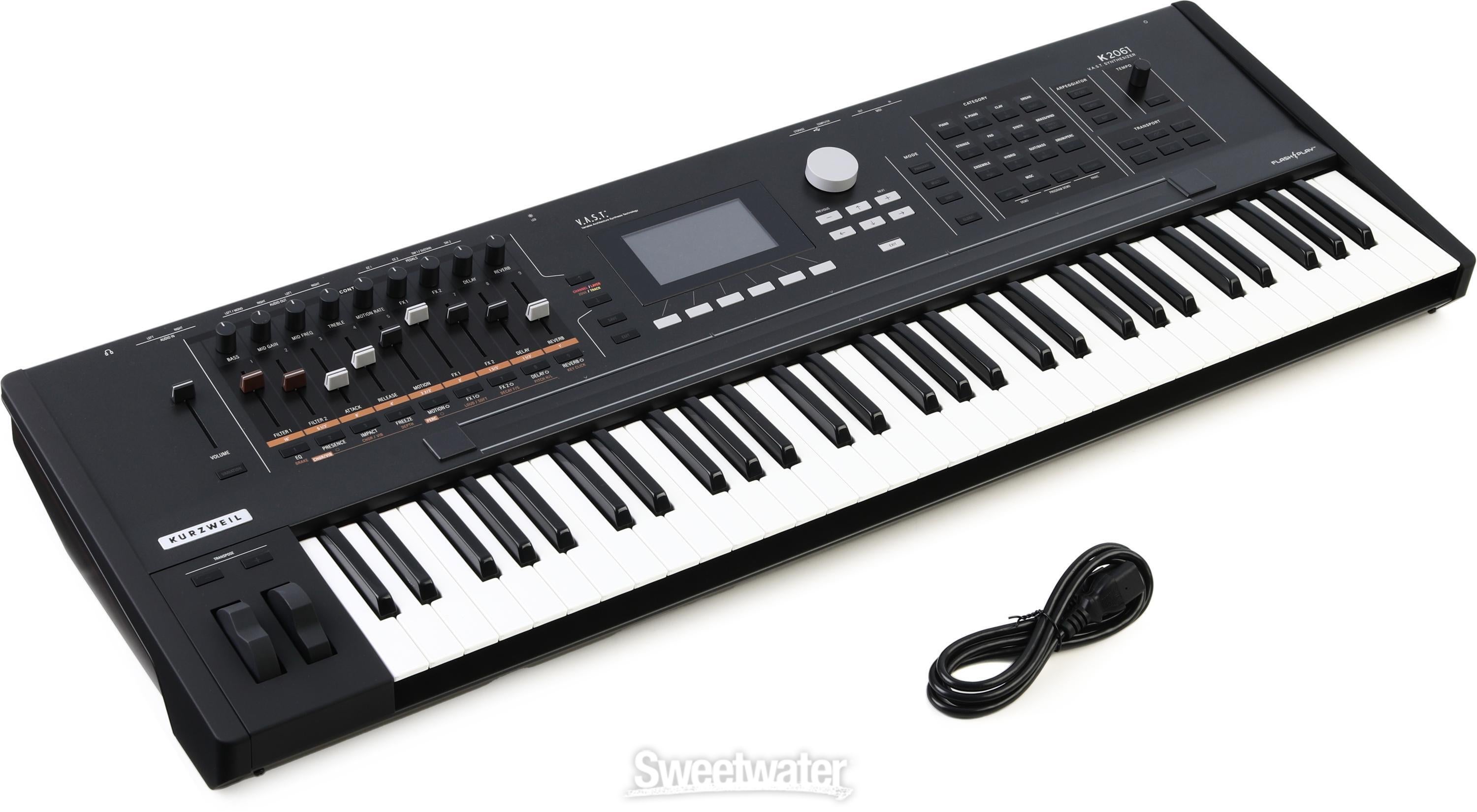 Kurzweil K2061 61-key V.A.S.T. Synthesizer Workstation | Sweetwater