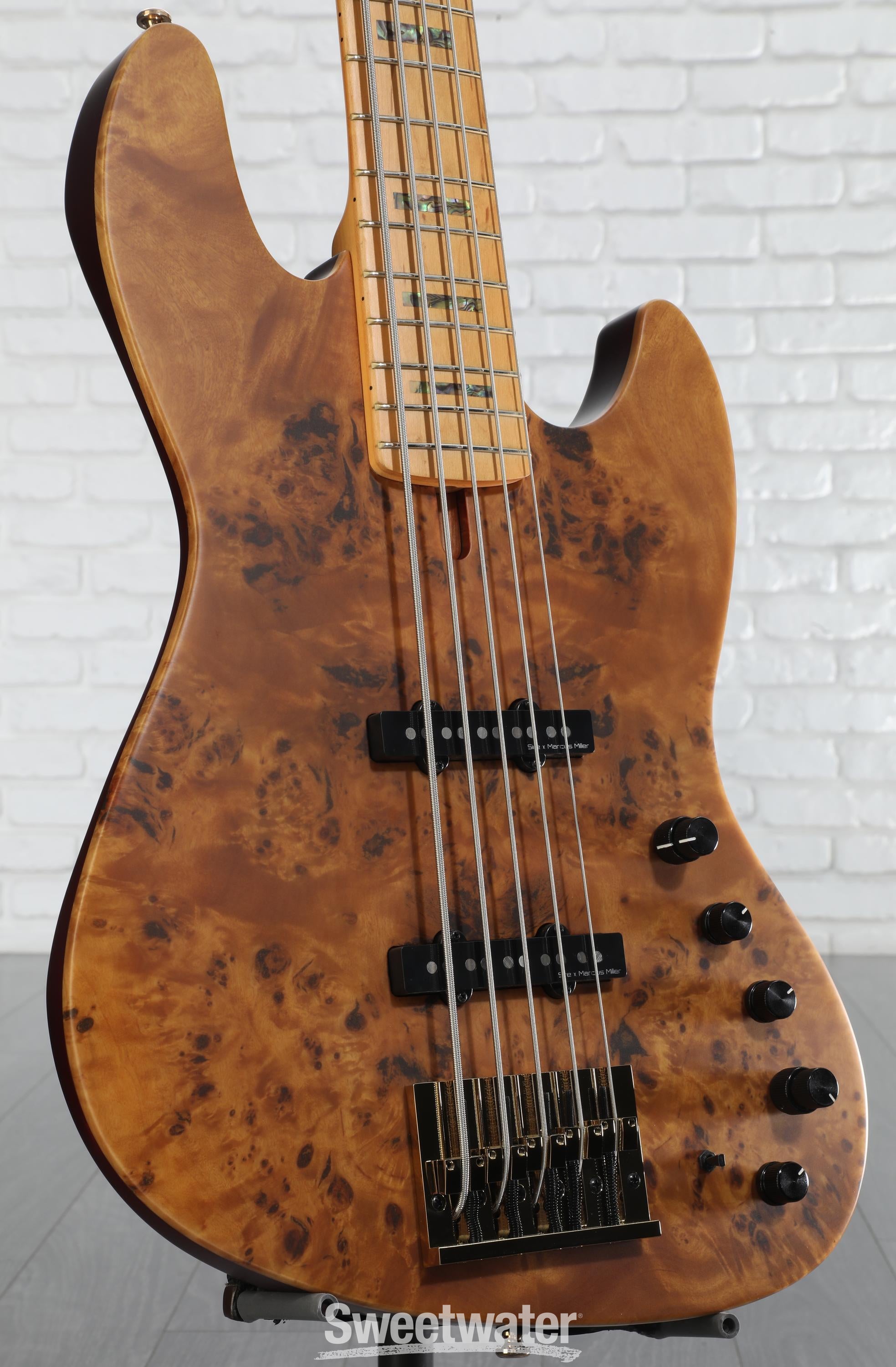 Sire Marcus Miller V10 5-string Bass Guitar - Natural Satin