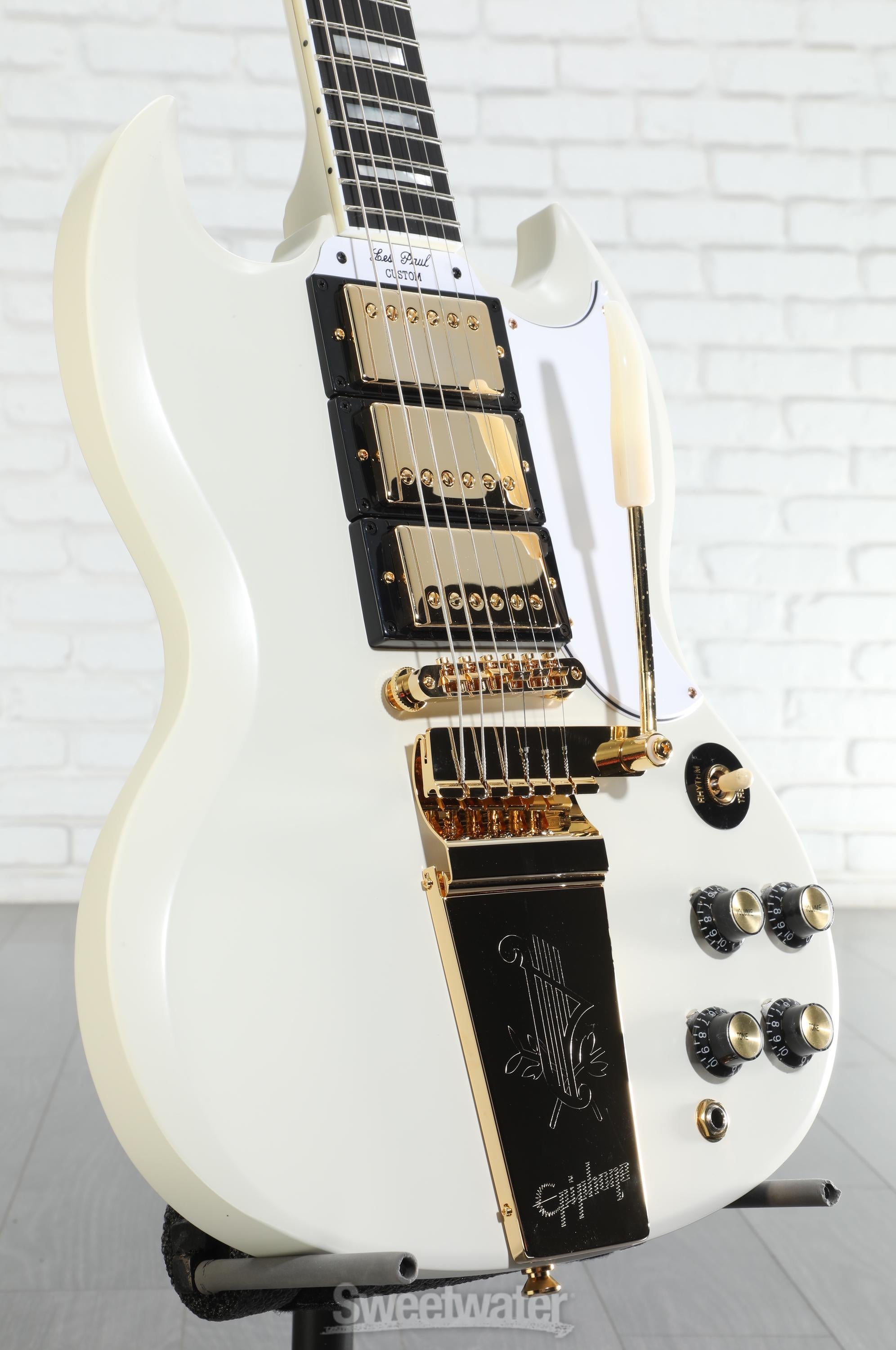 Epiphone SG アイボリー Epiphone Inspired by Gibson Custom 1963 Les Paul SG Custom With