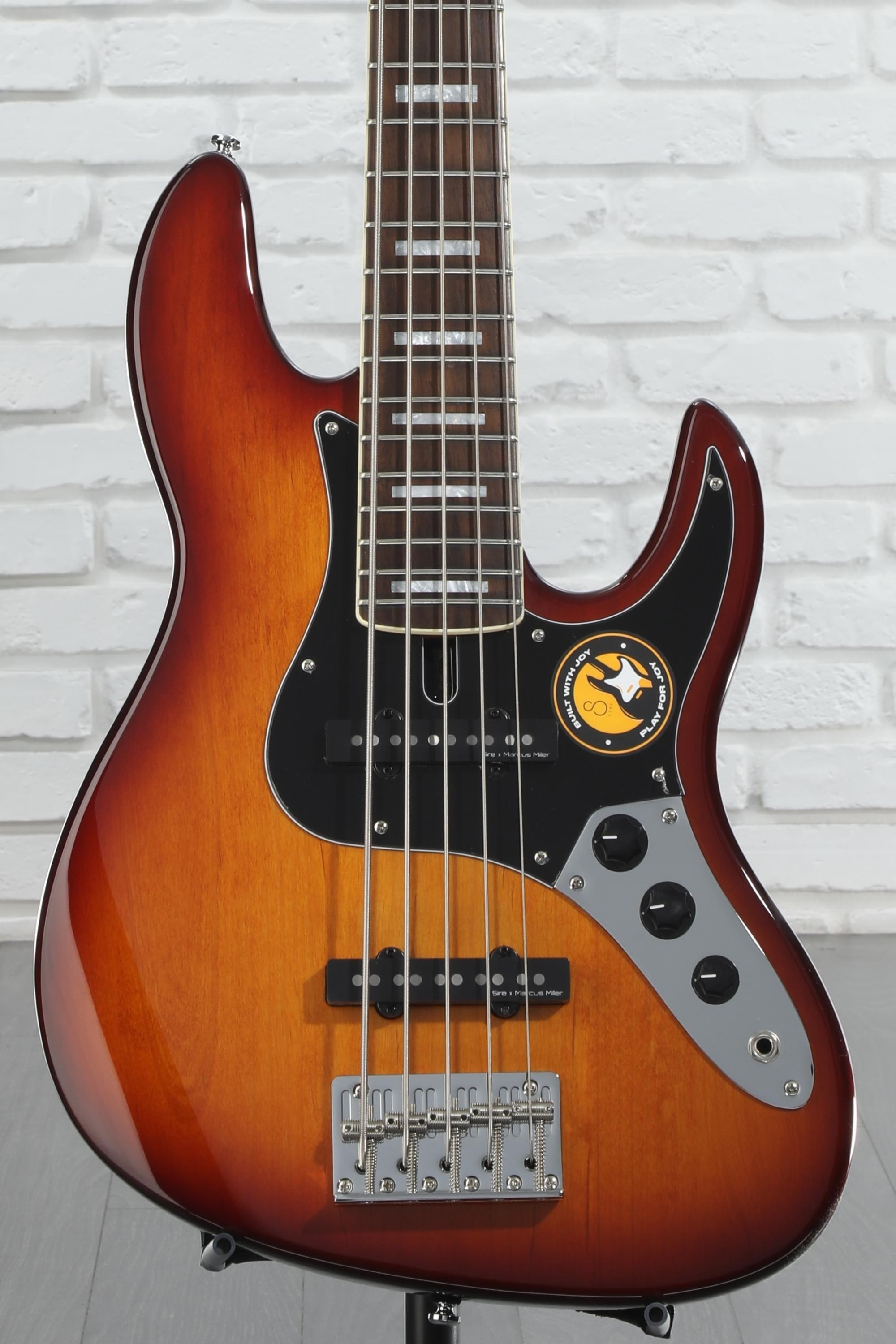 Sire Marcus Miller V5 24 5-string Bass Guitar - Tobacco