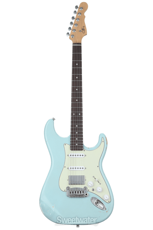 G&L Custom Shop S-500 Electric Guitar - Aged Sonic Blue