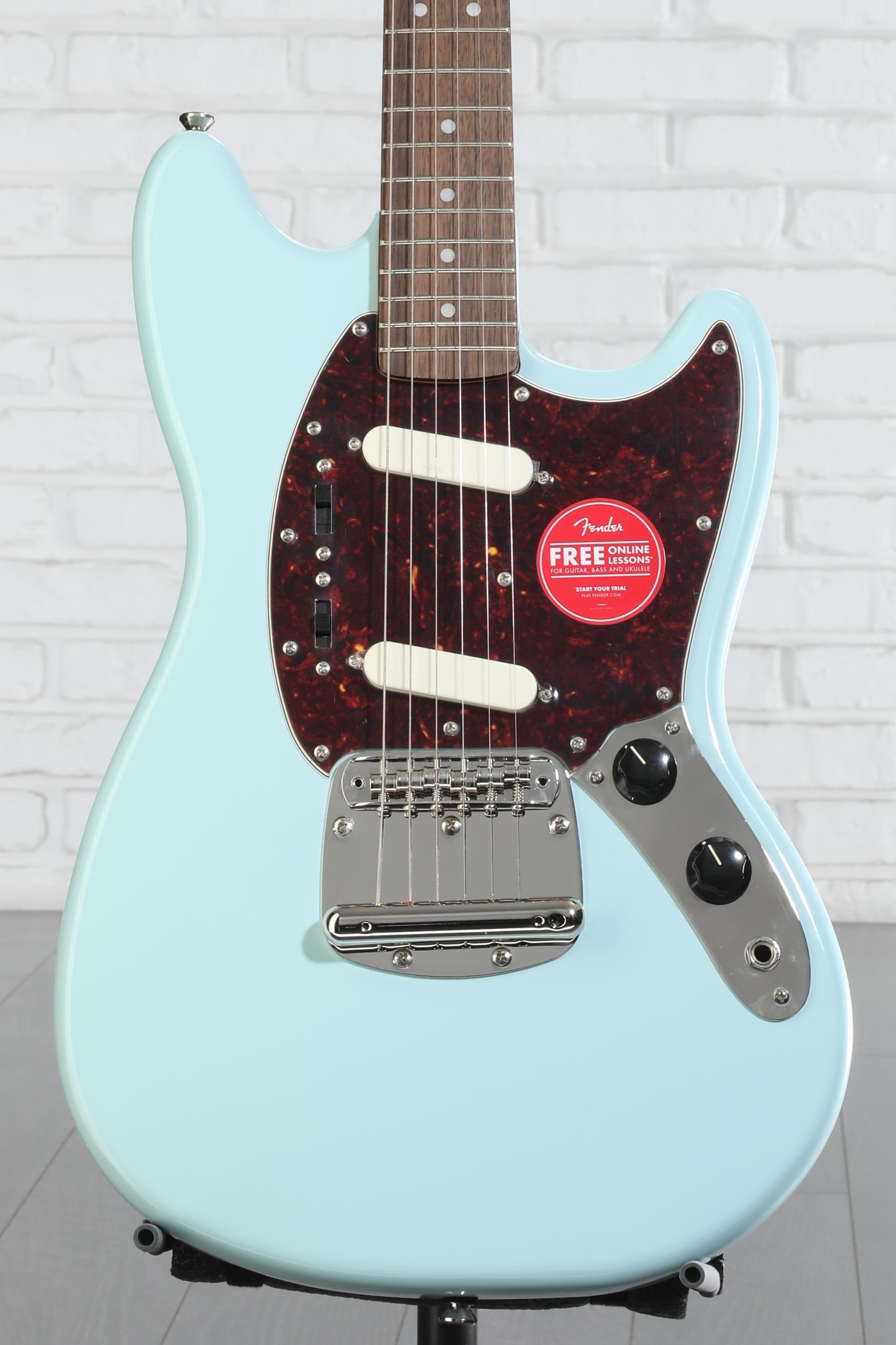 Squier Classic Vibe '60s Mustang Electric Guitar - Sonic Blue