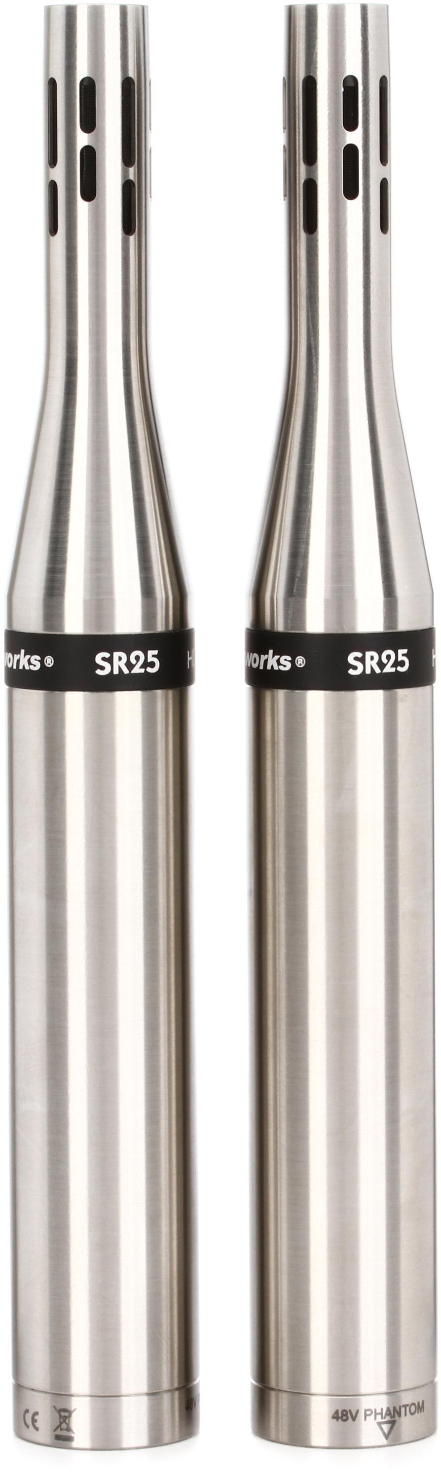Earthworks SR25mp Small-diaphragm Condenser Instrument Microphone Matched  Pair Sweetwater