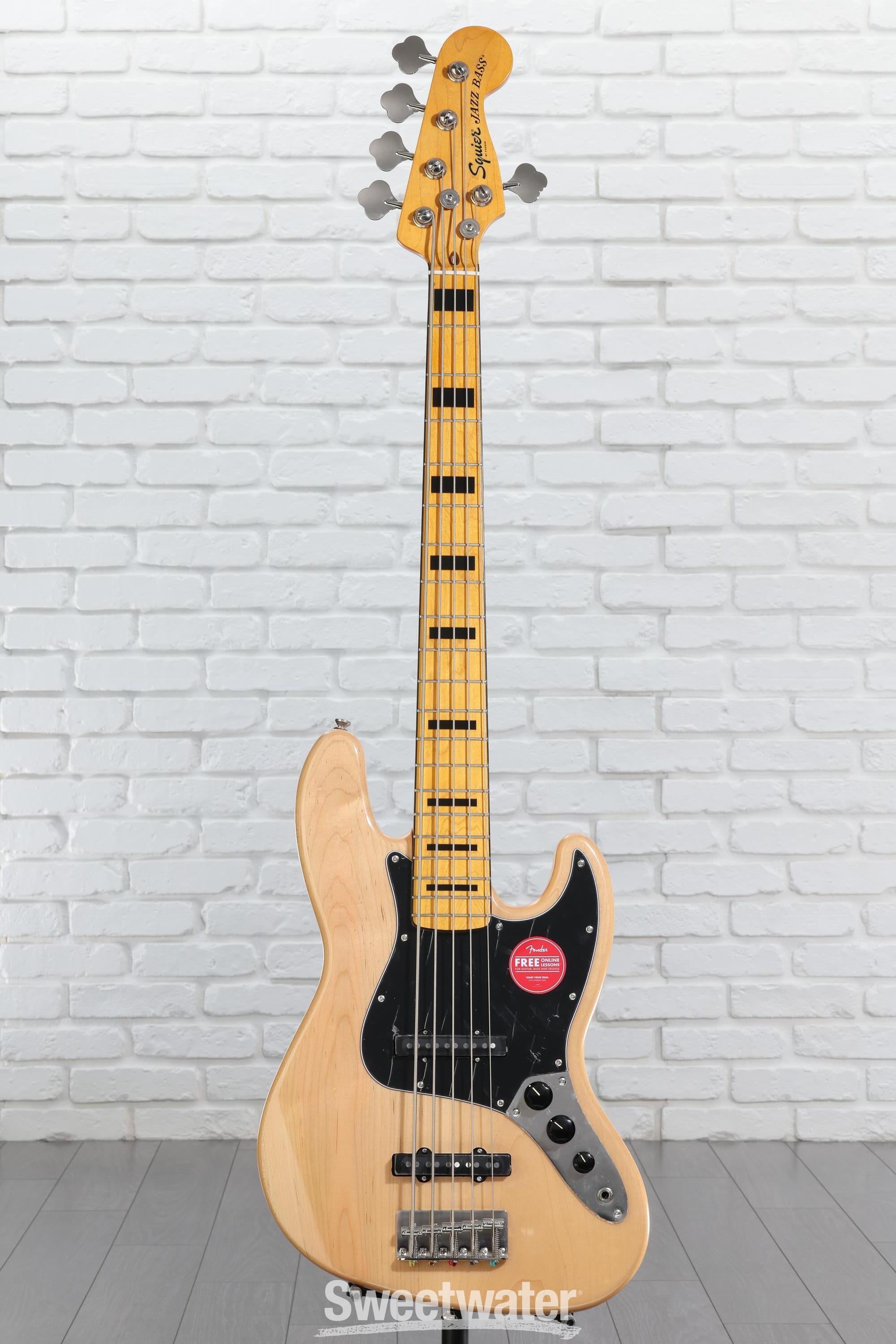 ベース Squier / Classic Vibe '70s Jazz Bass V Squier Classic Vibe '70s Jazz Bass V - Natural with Maple