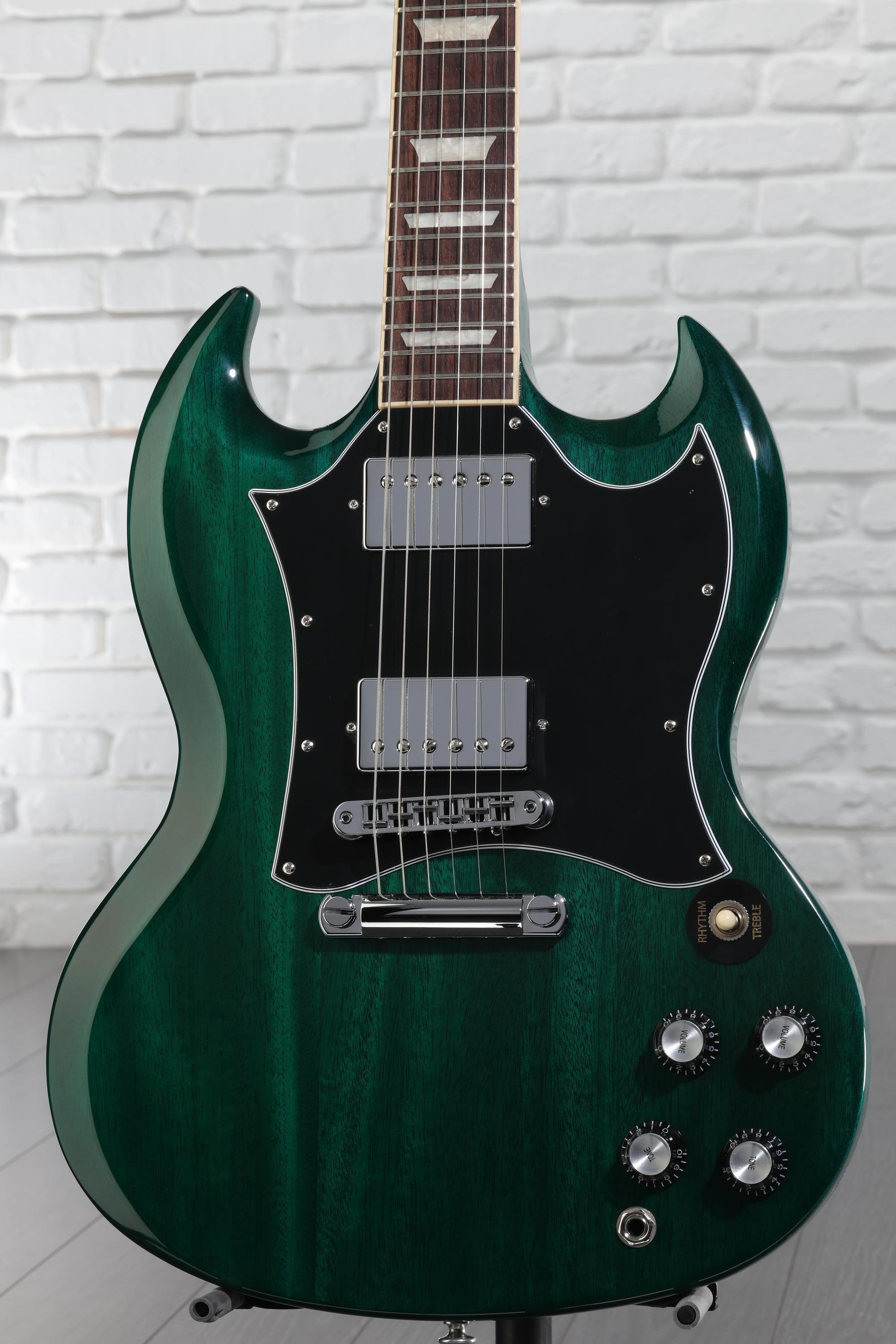 Gibson SG Standard Electric Guitar - Transparent Teal | Sweetwater