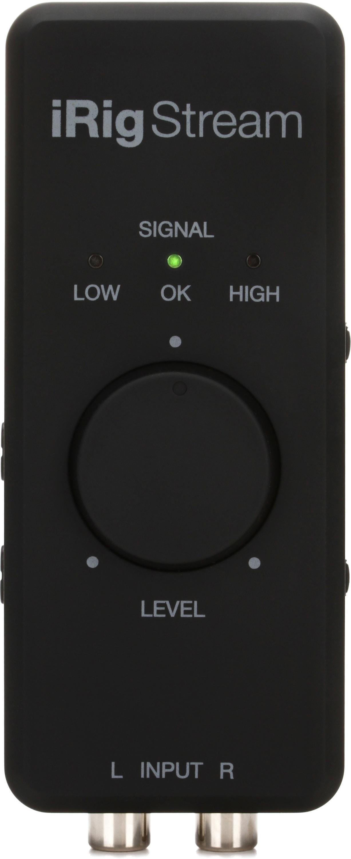 IK Multimedia iRig Stream 2-channel recording & live-streaming audio  interface for iPhone, iPad, Android and Mac/PC - Showtime Music