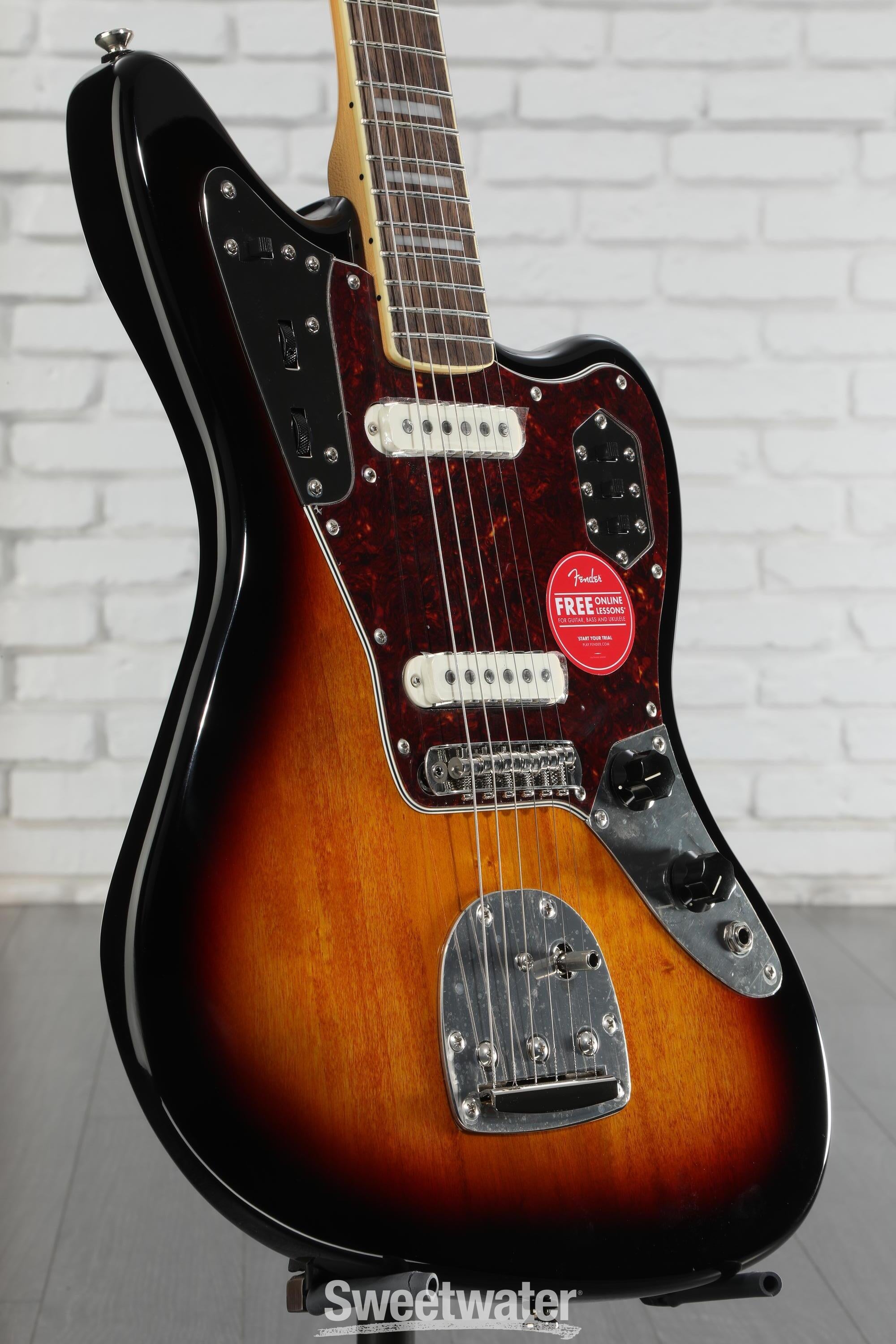 ギター SQUIER Classic Vibe 70s Jaguar 3TS Squier Classic Vibe '70s Jaguar Electric Guitar Black