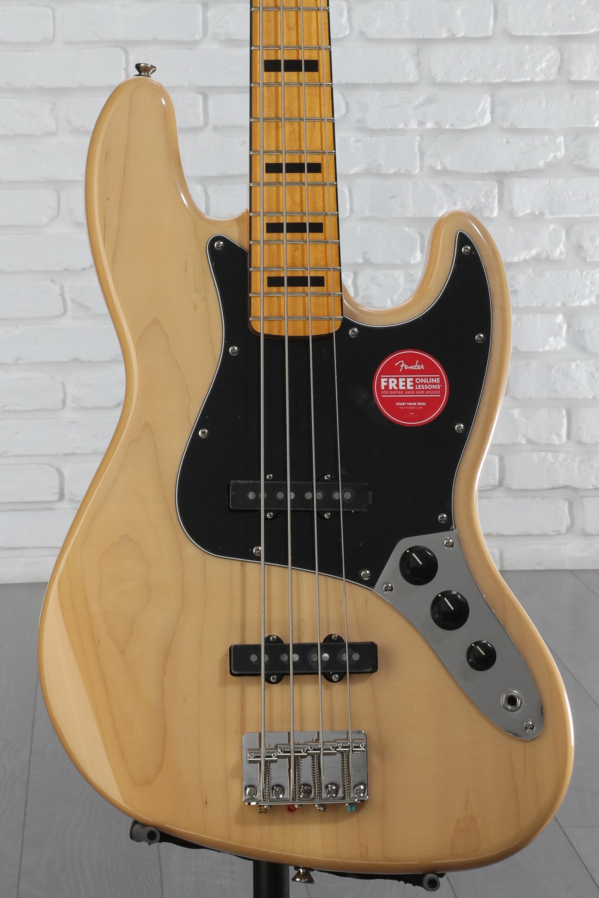 Squier Classic Vibe '70s Jazz Bass (Natural) - Walmart.com