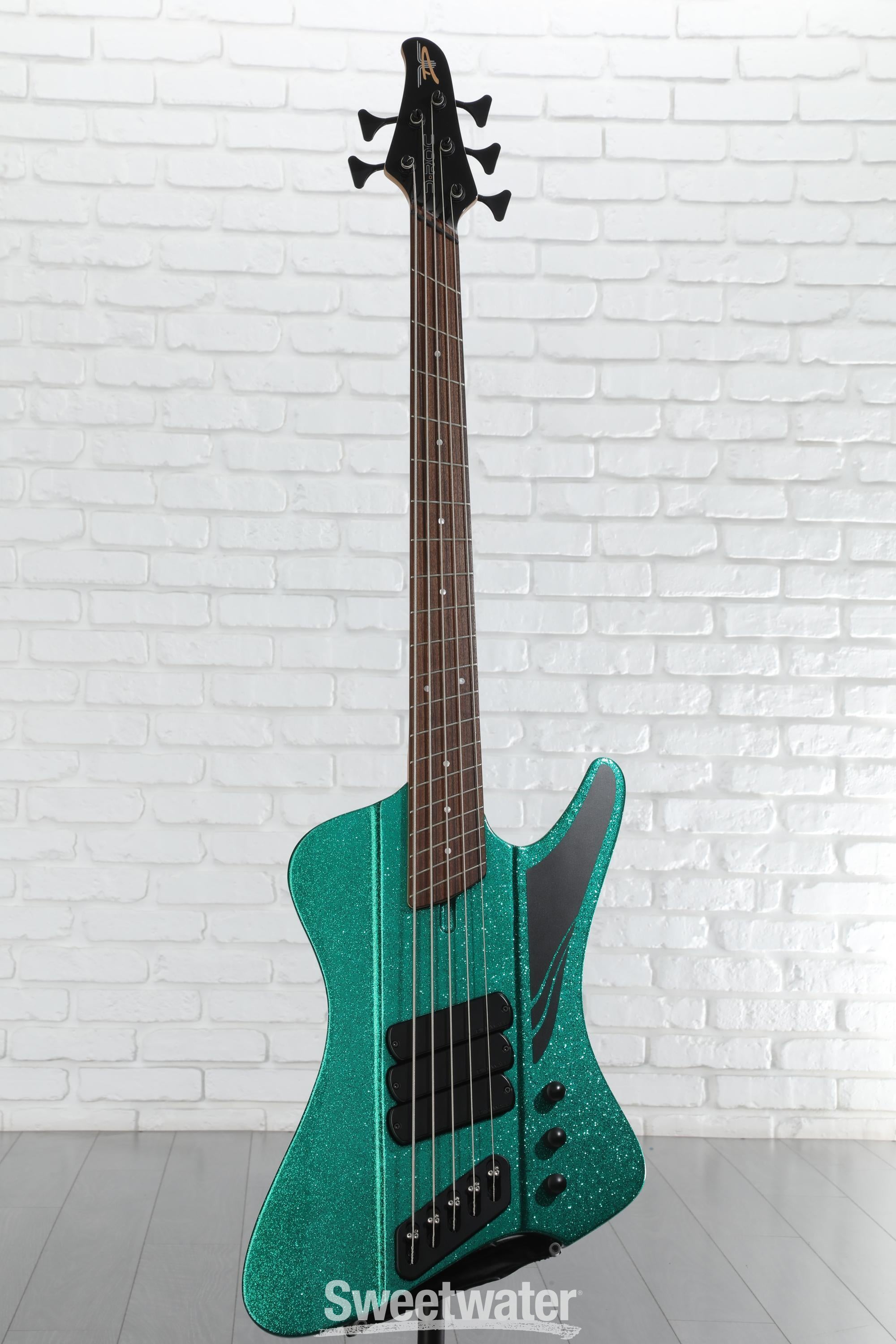 Dingwall Guitars D-Roc 5-string Electric Bass Guitar - Aquamarine Metalflake