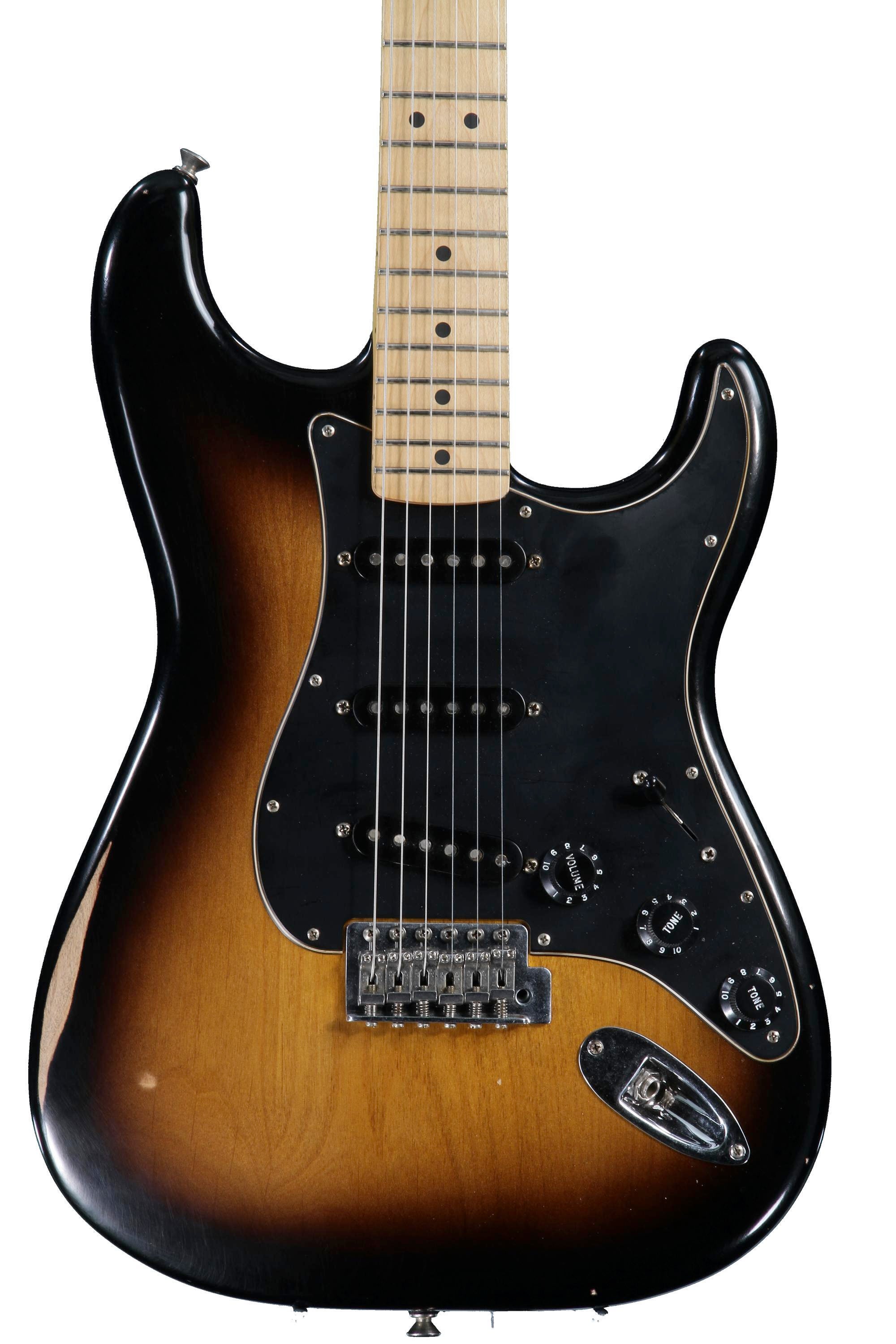 ギター Fender Road Worn Player Stratocaster Fender Road Worn Player Stratocaster - Olympic White | Sweetwater