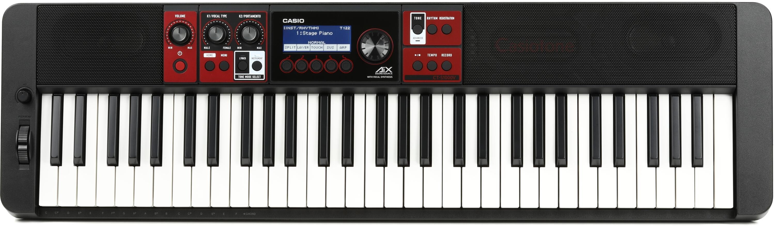 Bundled Item: Casio Casiotone CT-S1000V 61-key Arranger Keyboard