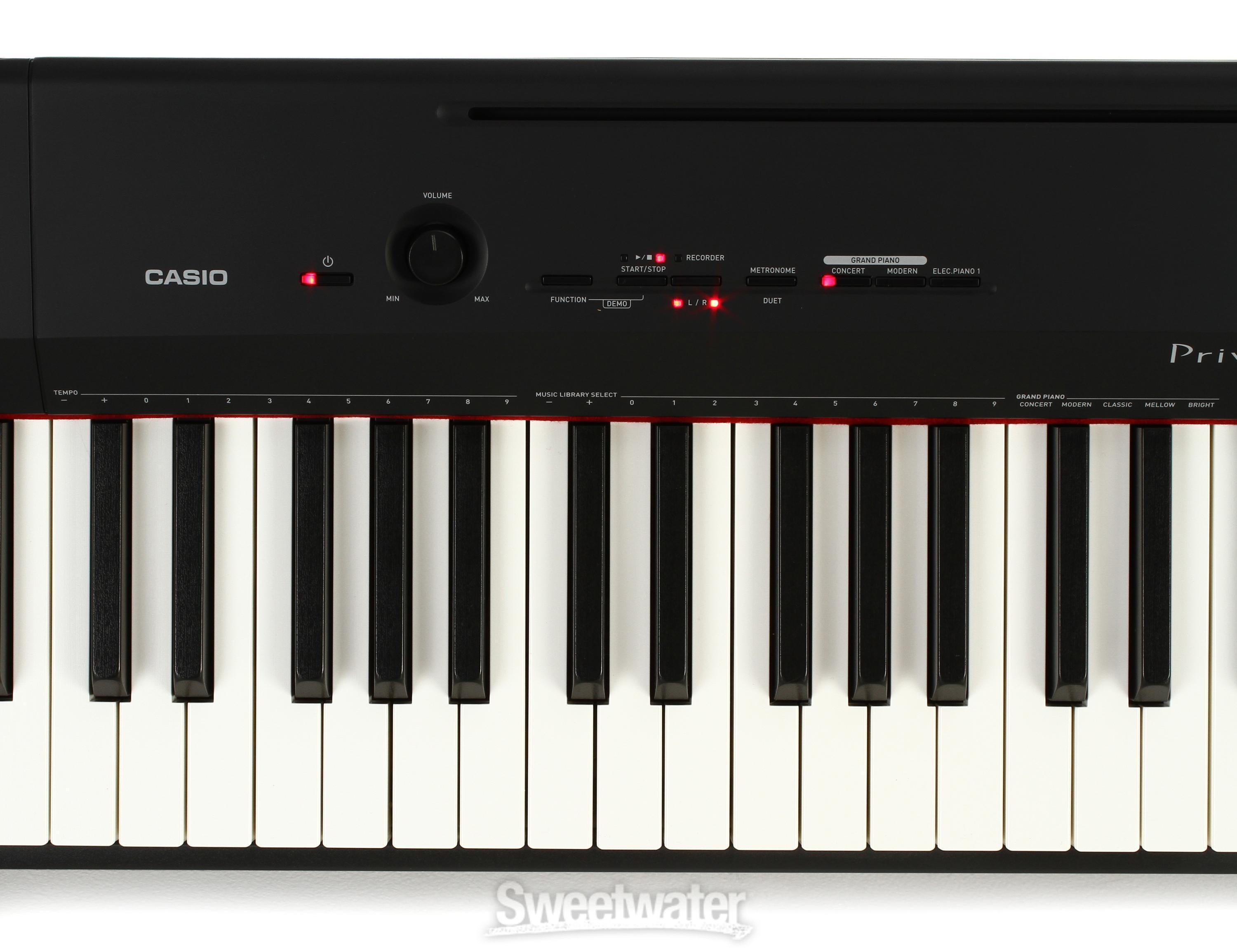 Casio Privia PX-160 Digital Piano & Stand Bundle - Black | Sweetwater