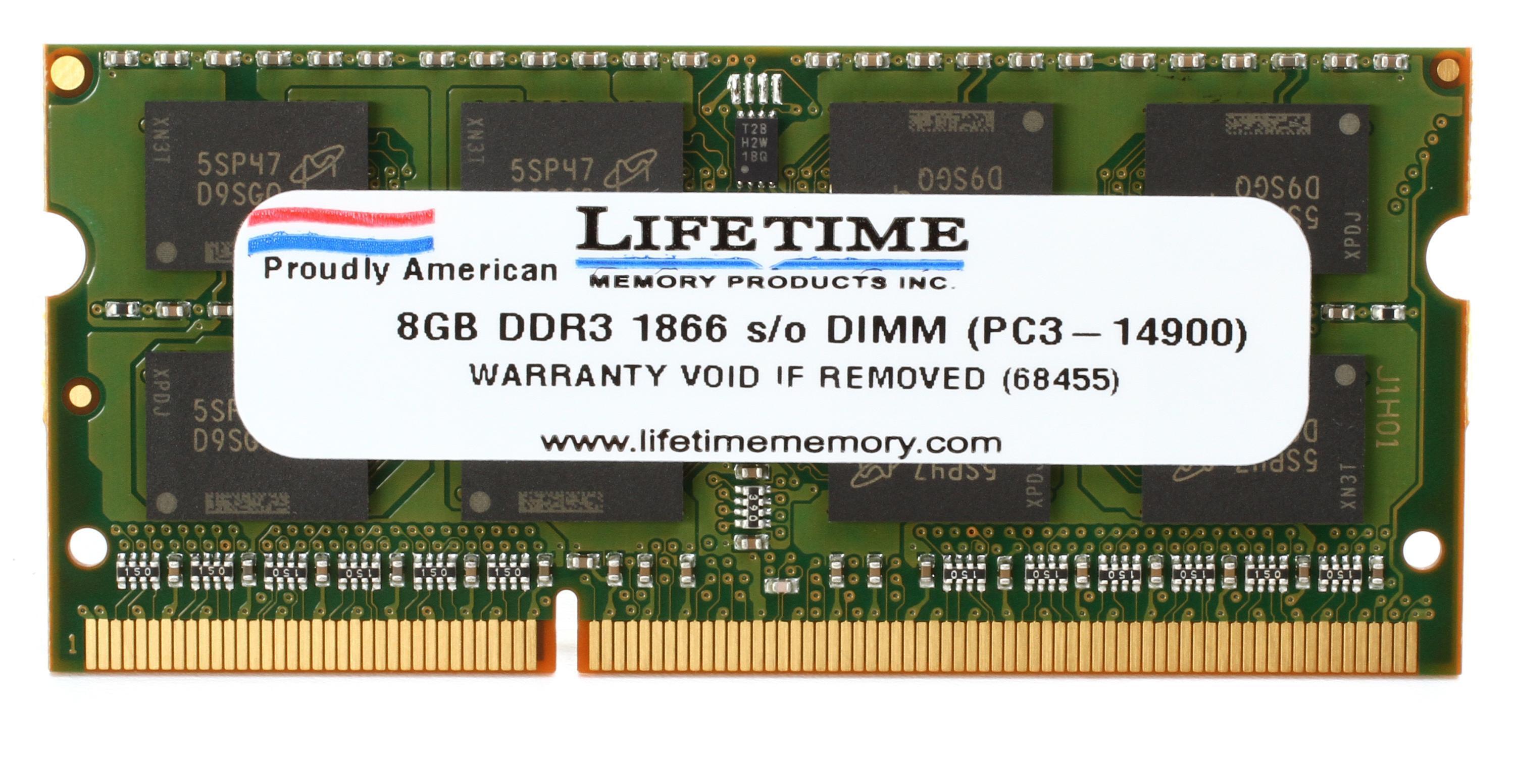 Top Tier PC3-14900 SO-DIMM 8GB DDR3 1867MHz Sweetwater