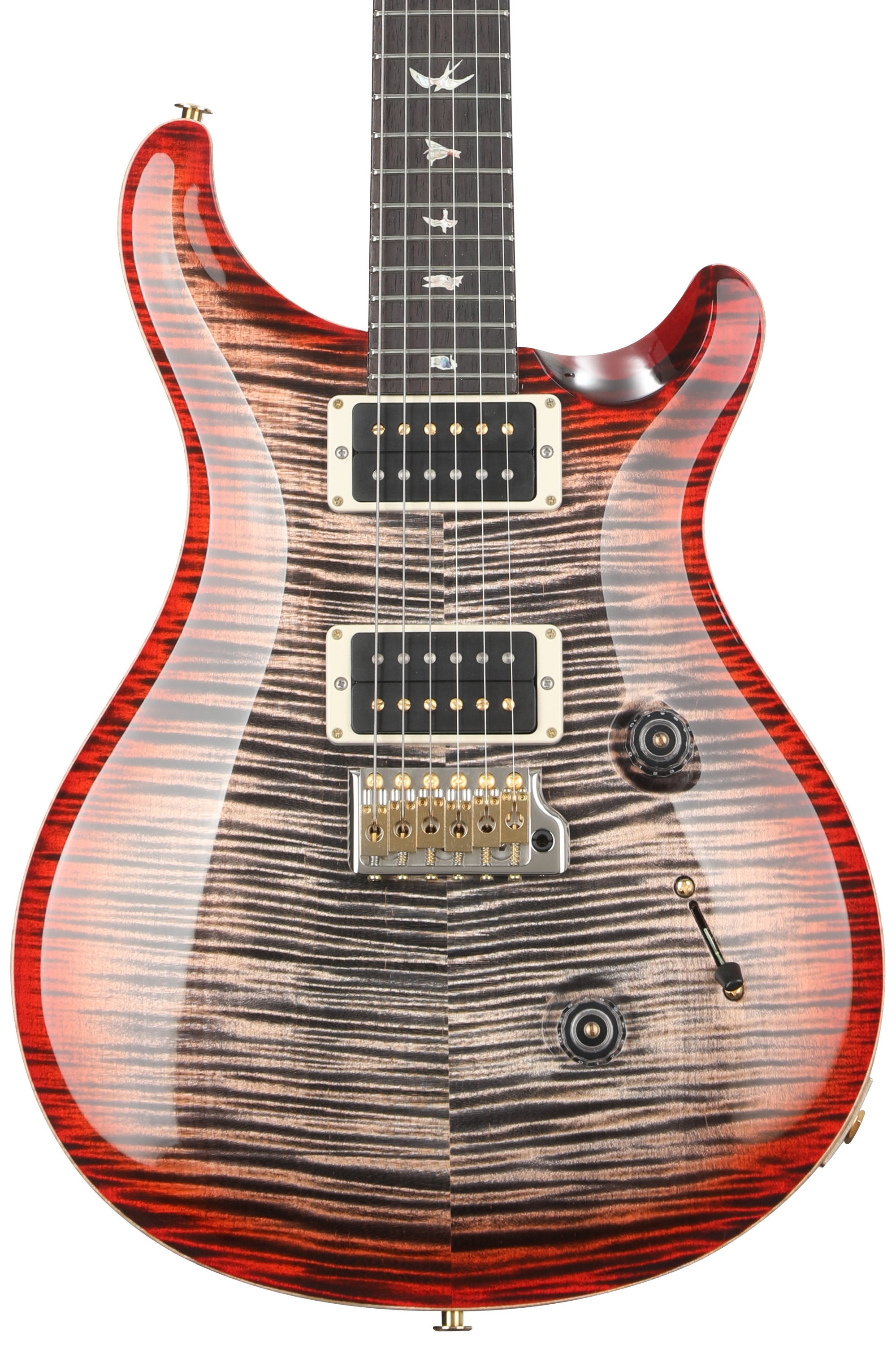 【完売】  Custom PRS 24 10 Burst, Cherry Charcoal - Guitar Electric ギター
