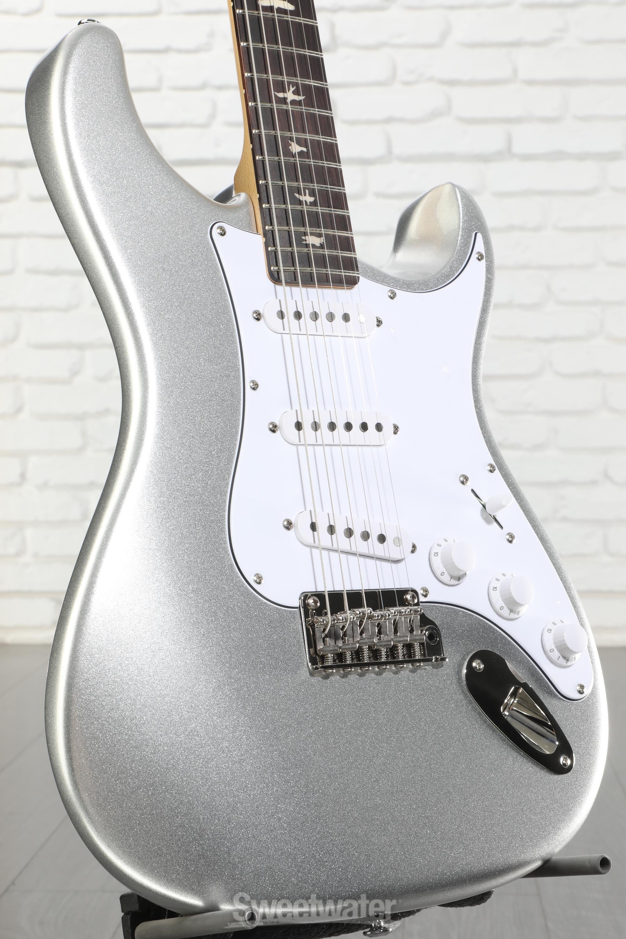PRS SE Silver Sky Electric Guitar - Platinum Spark, Sweetwater