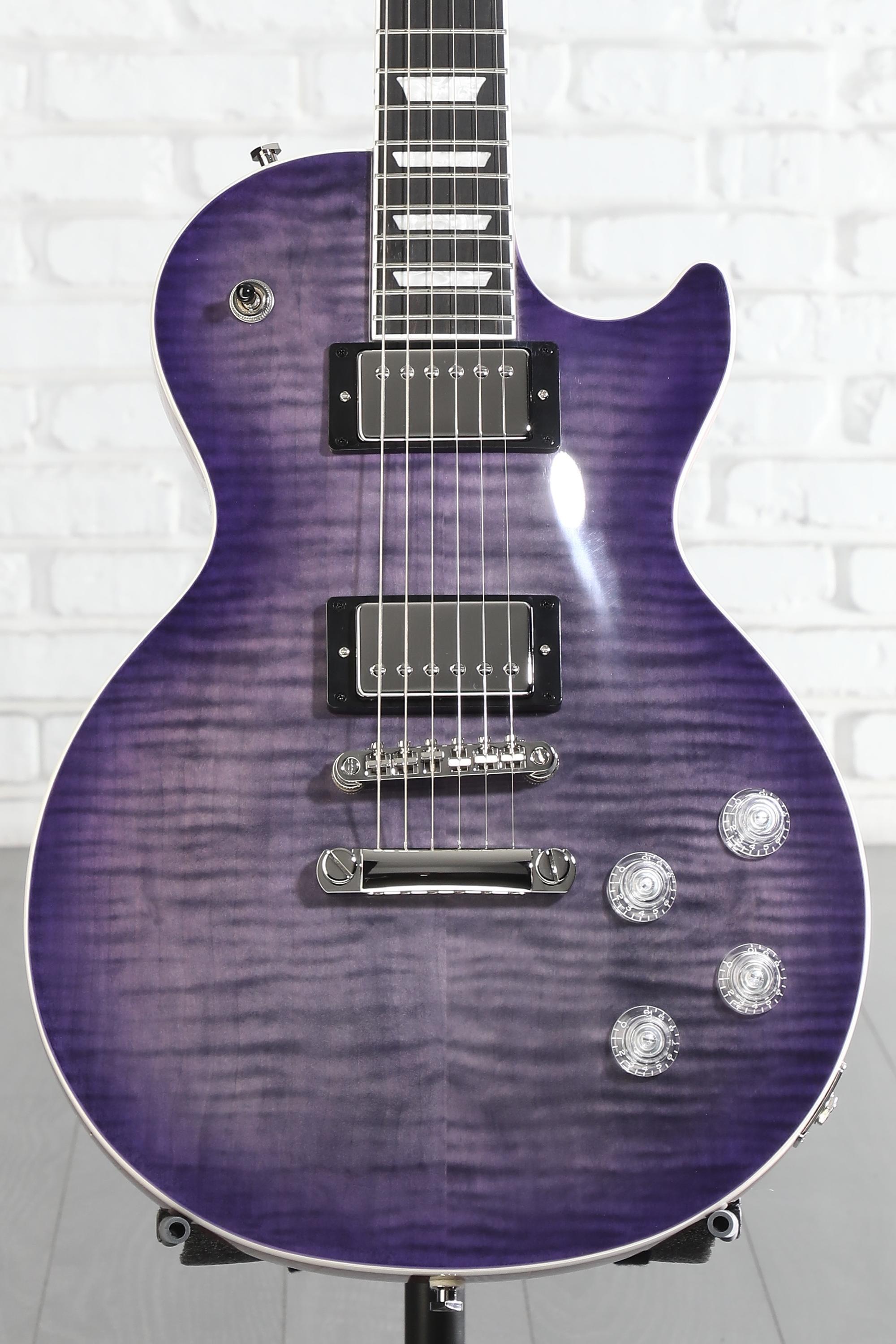 Epiphone Les Paul Modern Figured Electric Guitar - Purple Burst