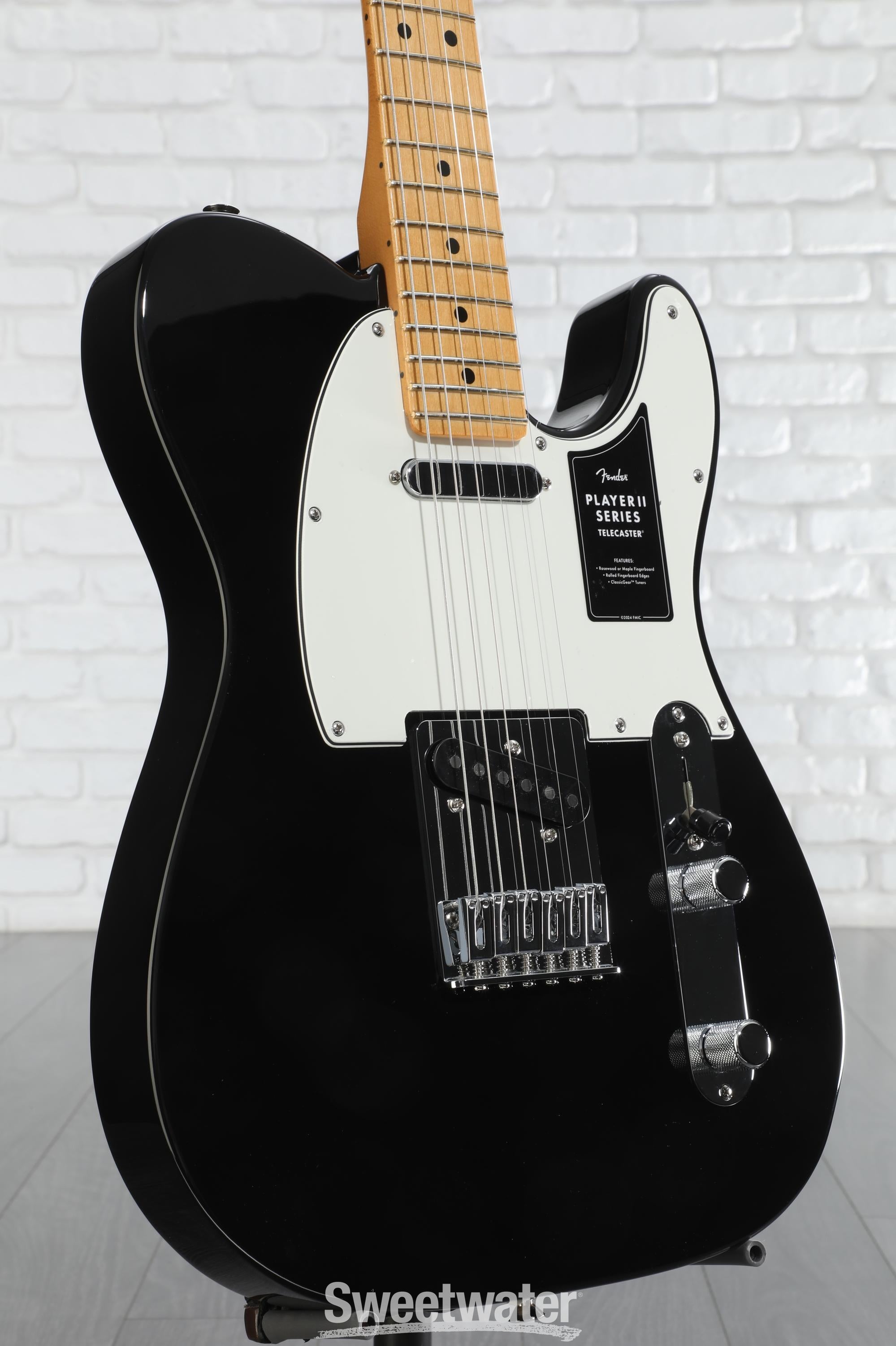 やまFender Player Telecaster Fender Player II Telecaster Electric Guitar - Black with