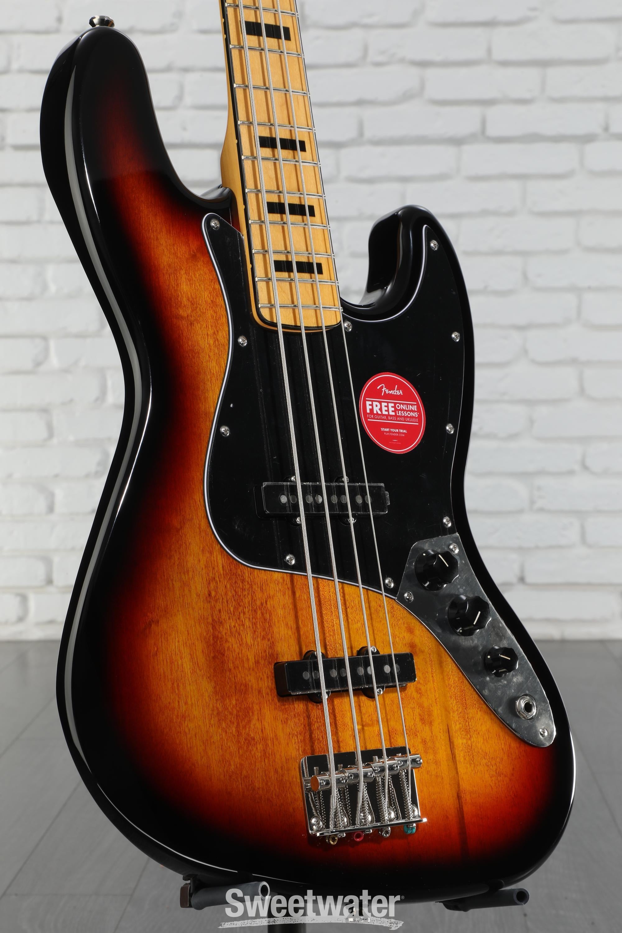 Squier Jazz Bass サンバースト 4弦 Squier Deluxe Jazz Bass Active IV 3カラーサンバースト