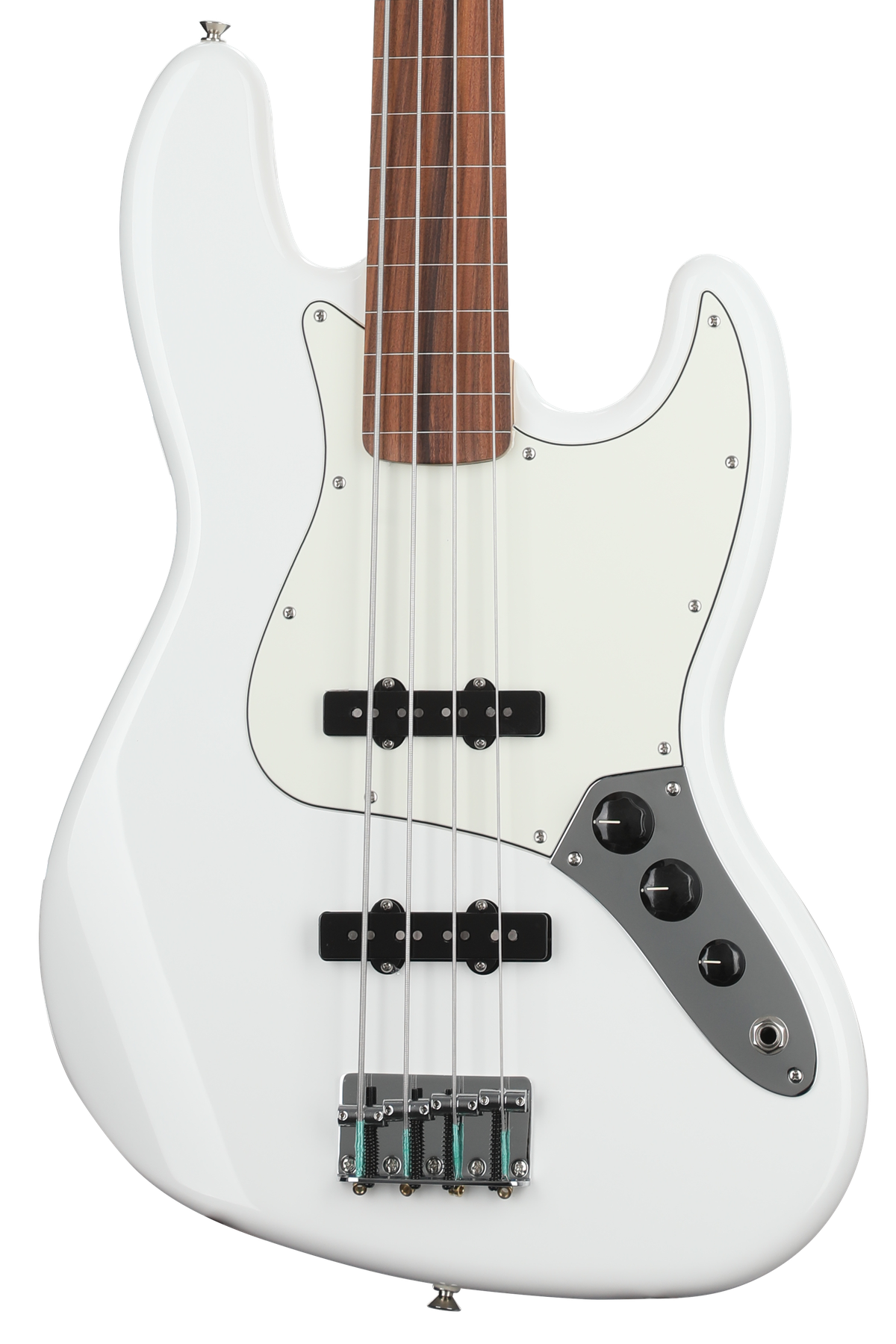 Fender Player Fretless Jazz Bass - Polar White with Pau