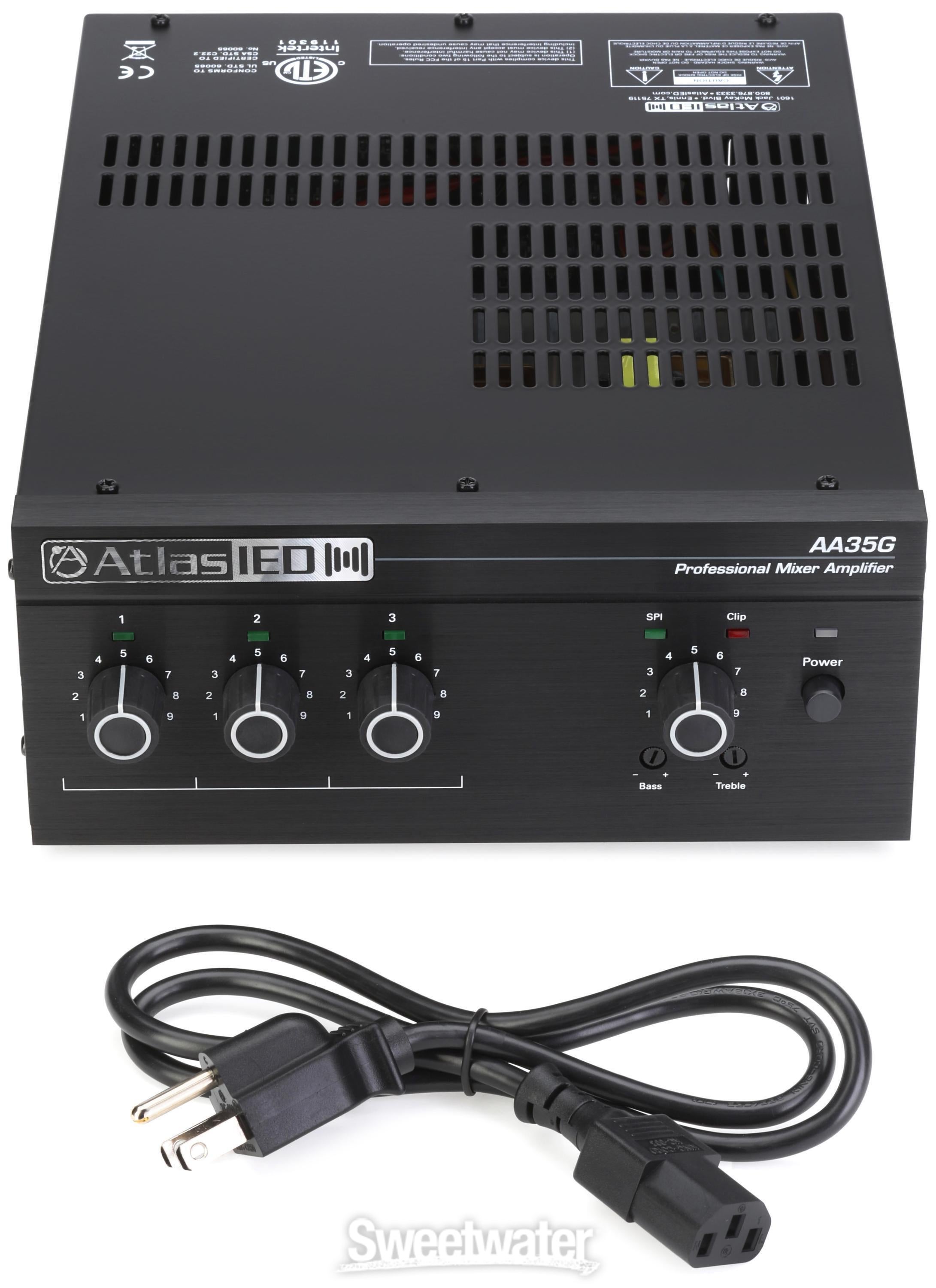 AtlasIED AA35G 3-input 35-watt Mixer Amp | Sweetwater