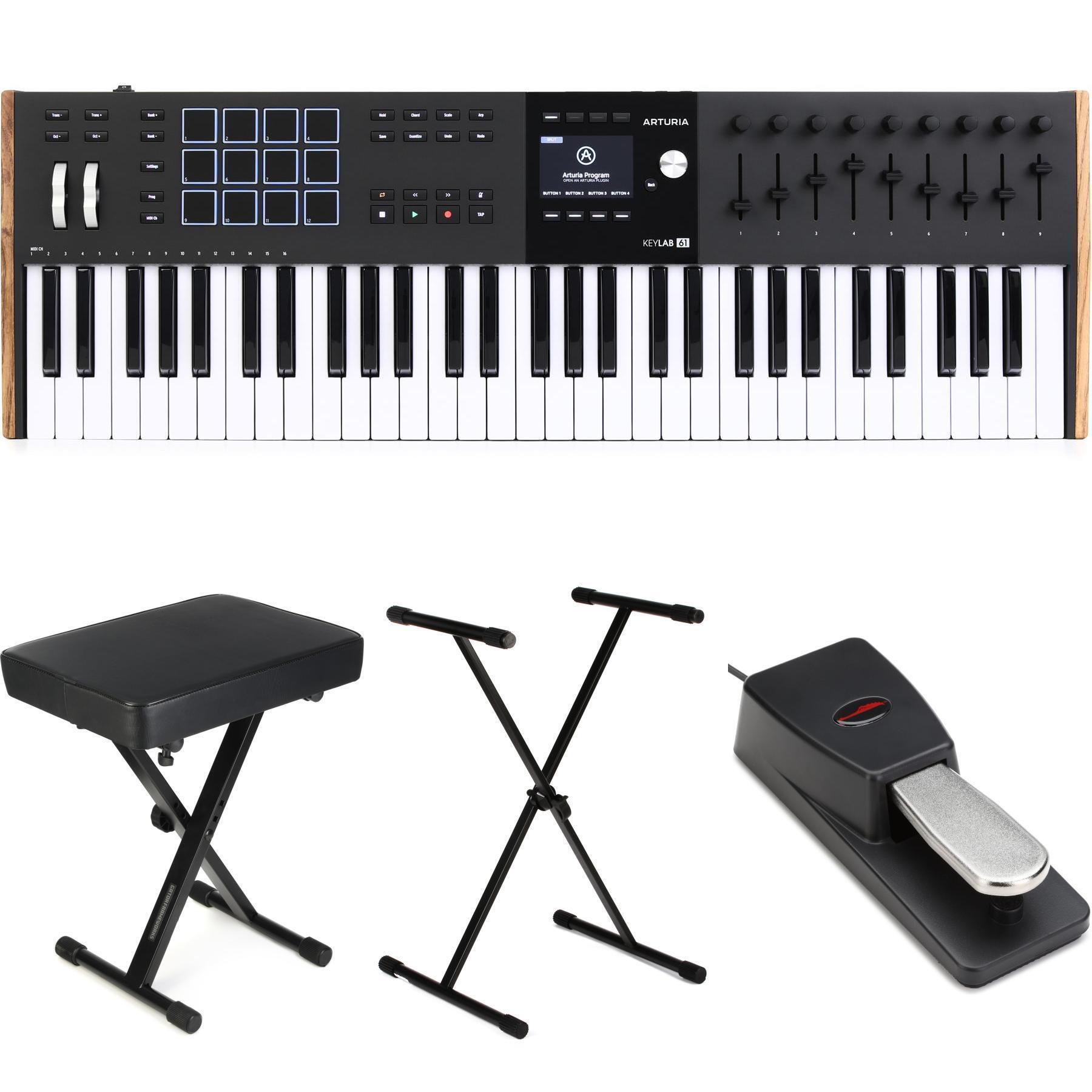 DTM・DAW Arturia KeyLab Essential 61 mk3 Black Arturia KeyLab Essential 61 mk3 MIDI Keyboard Controller - Black