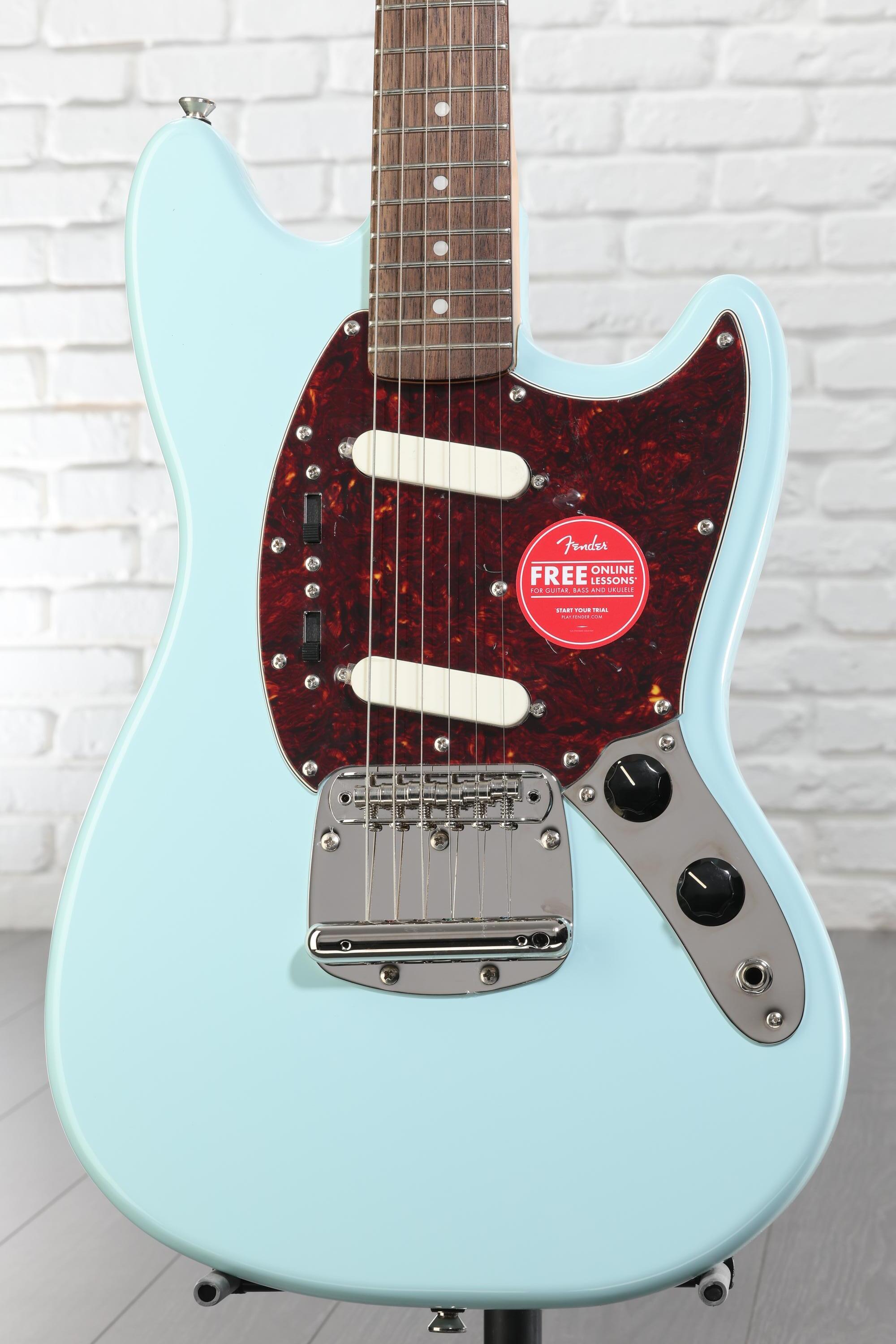 Squier Classic Vibe '60s Mustang Electric Guitar - Sonic Blue