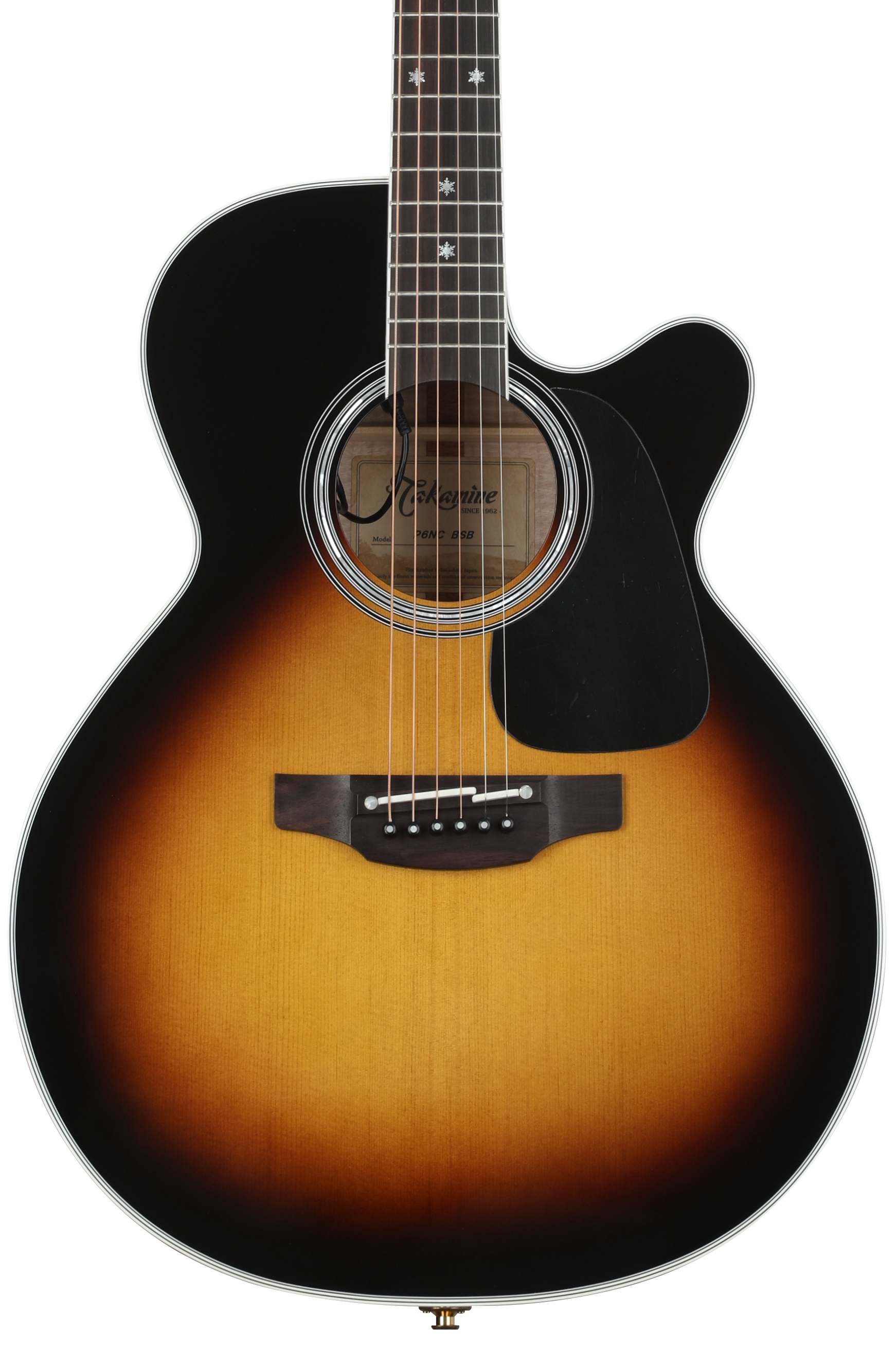 Takamine P6NC NEX Acoustic-Electric Guitar - Sunburst