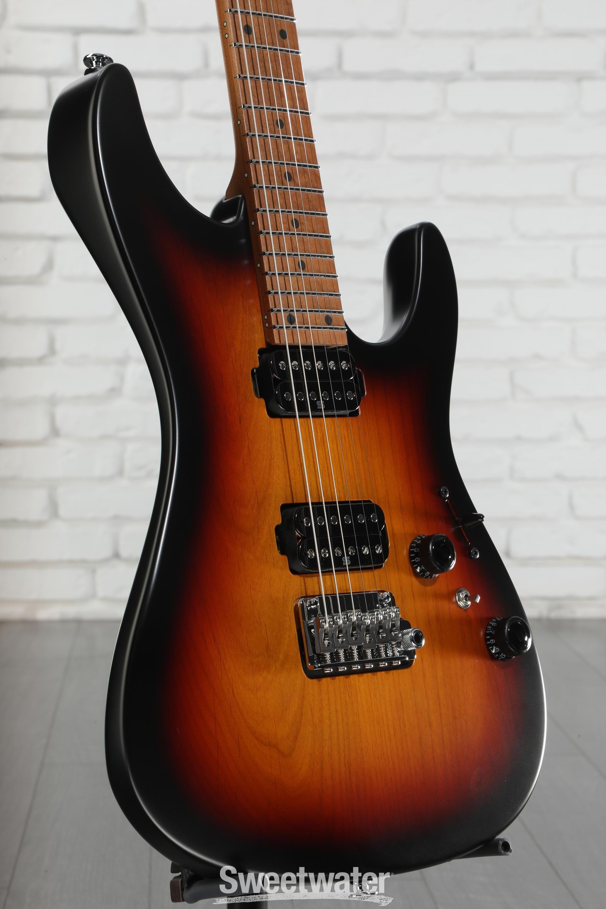 Ibanez Prestige AZ2402 Electric Guitar - Tri Burst Fade Flat