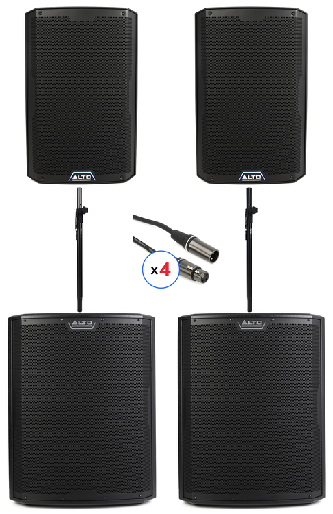 Alto Professional TS415 15-inch Powered Speaker and TS18S 18-inch