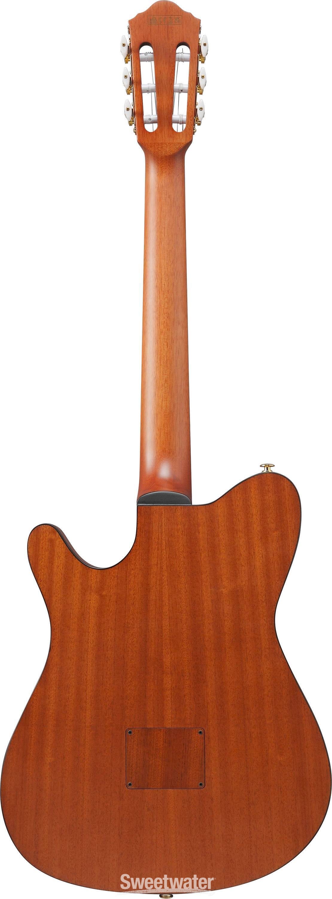 Ibanez FRH10NIBF Thinline Nylon Acousticelectric Guitar Indigo Blue